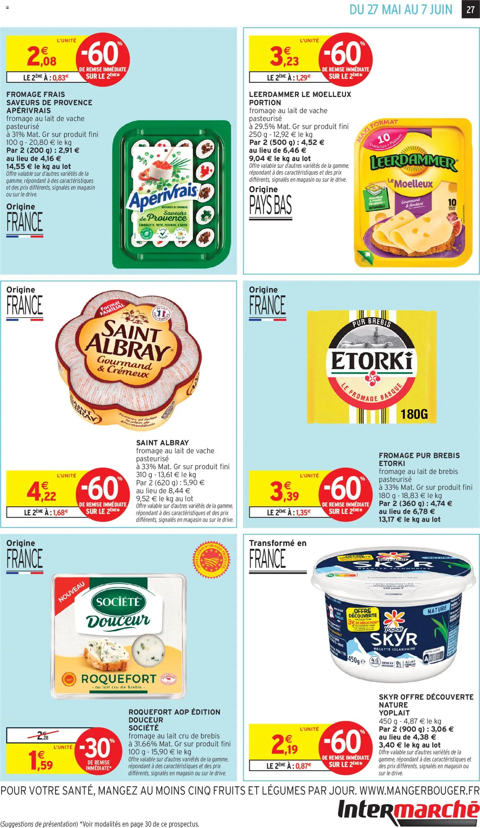 {H1} | Page: 27 | Produits: Lait, Fromage, Skyr, Fromage frais