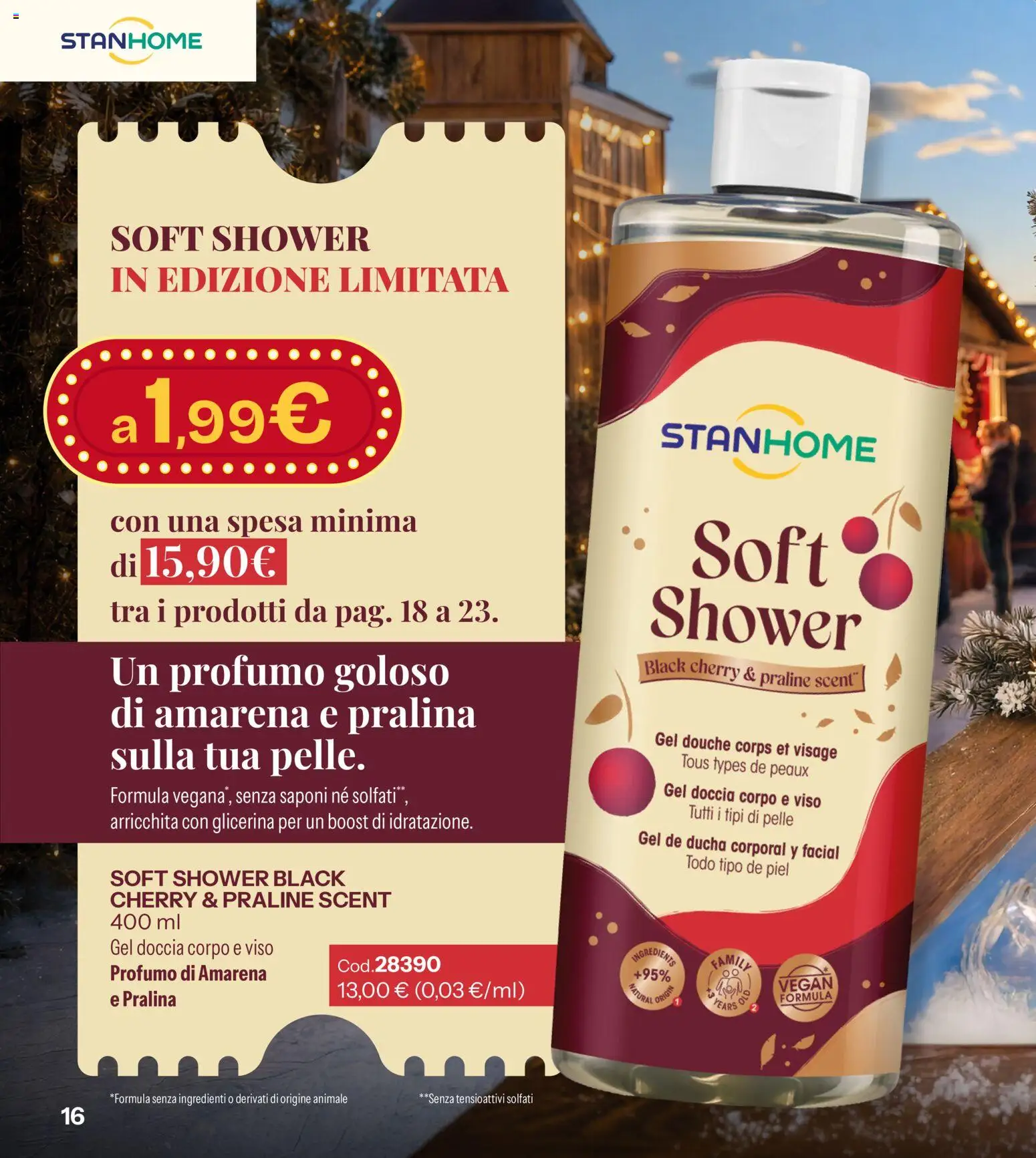 Volantino Stanhome del 27/10/2026 | Pagina: 16 | Prodotti: Ingredienti, Gel doccia, Doccia, Profumo