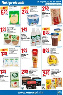 PIZZA MARGHERITA, PIZZA MARGHERITA 400 g - Pregled kataloga iz trgovine Eurospin, vrijedi od 23.09.2026 | Stranica: 13