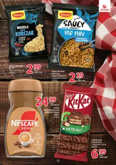 Pogląd oferty "Selgros cash&carry gazetka - Markowe produkty" - ważna od 16.07.2026 | Strona: 15 | Produkty: Kurczak, Nescafe, Kawa, Czekolada