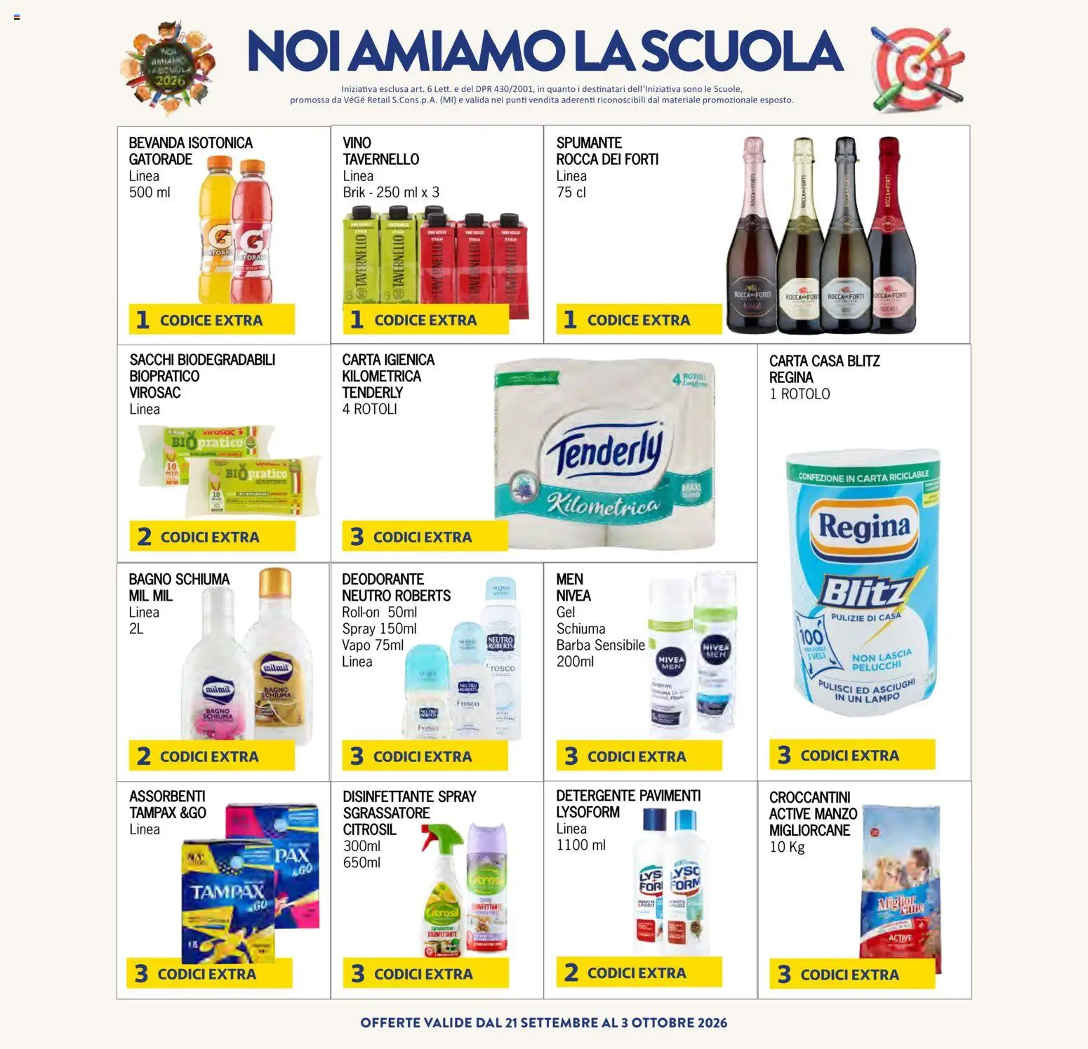 Volantino Eté del 22/09/2026 | Pagina: 30 | Prodotti: Schiuma, Deodorante, Vino, Spumante