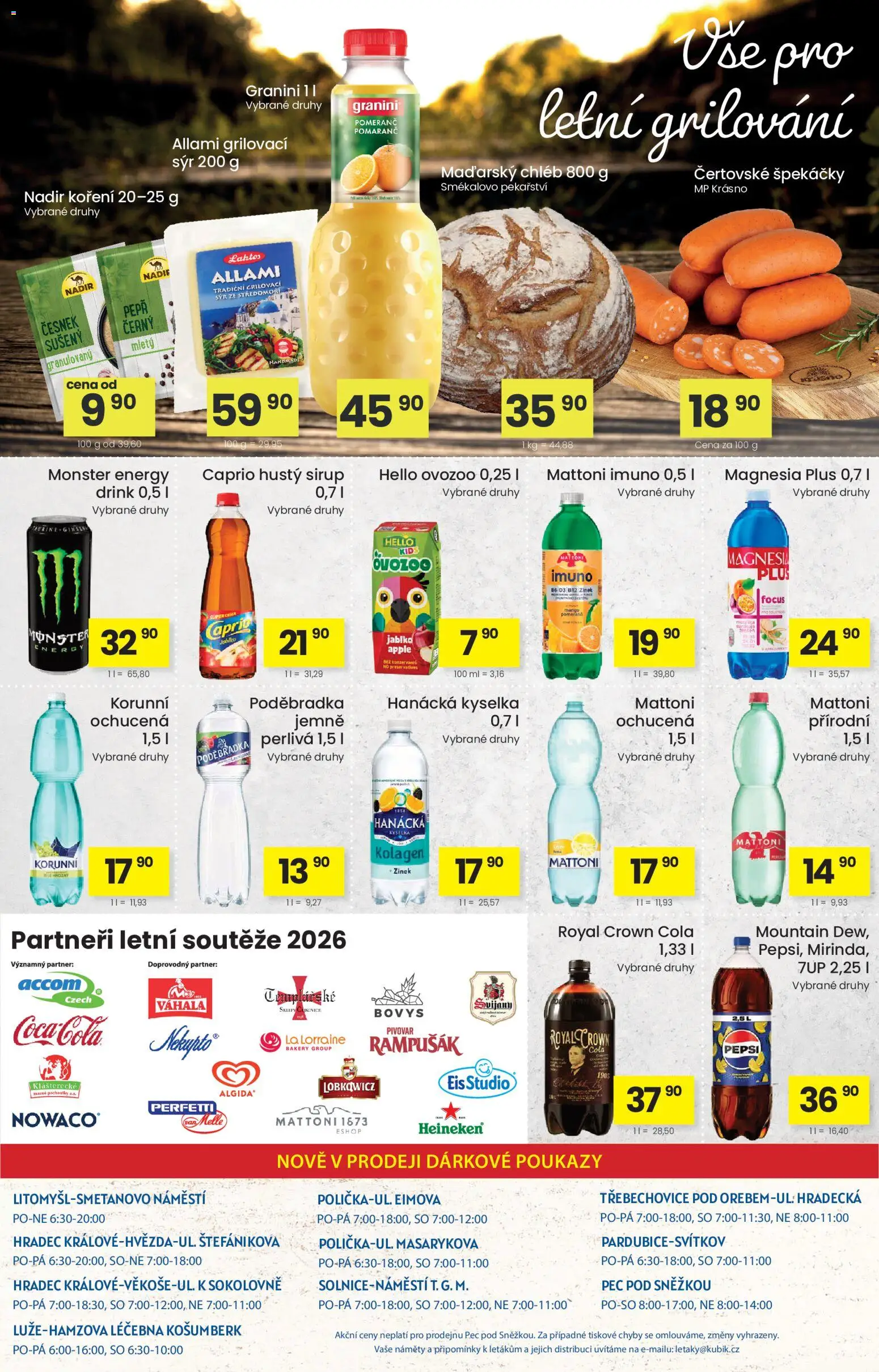 Kubík leták od 09.06.2026 | Strana: 4 | Produkty: Sýr, Pepsi, Royal Crown Cola, Apple