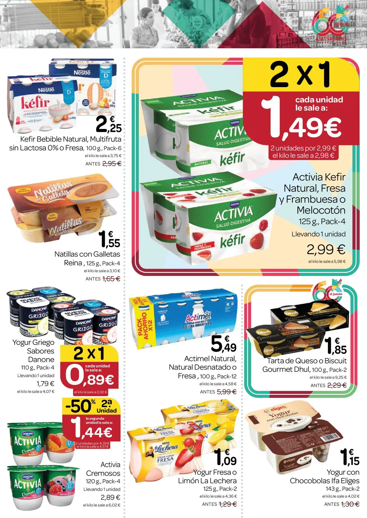 Supermercados El Jamón folleto │ válido desde el 24/09/2026 | Página: 21 | Productos: Kéfir, Yogur, Jamón, Limón