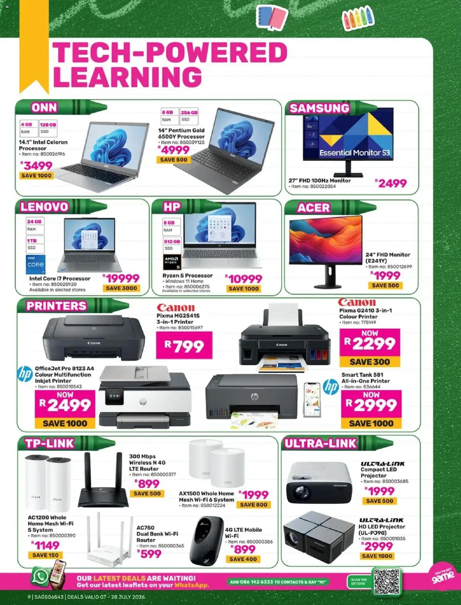 New Game catalogue – valid from 07/07/2026 | Page: 9