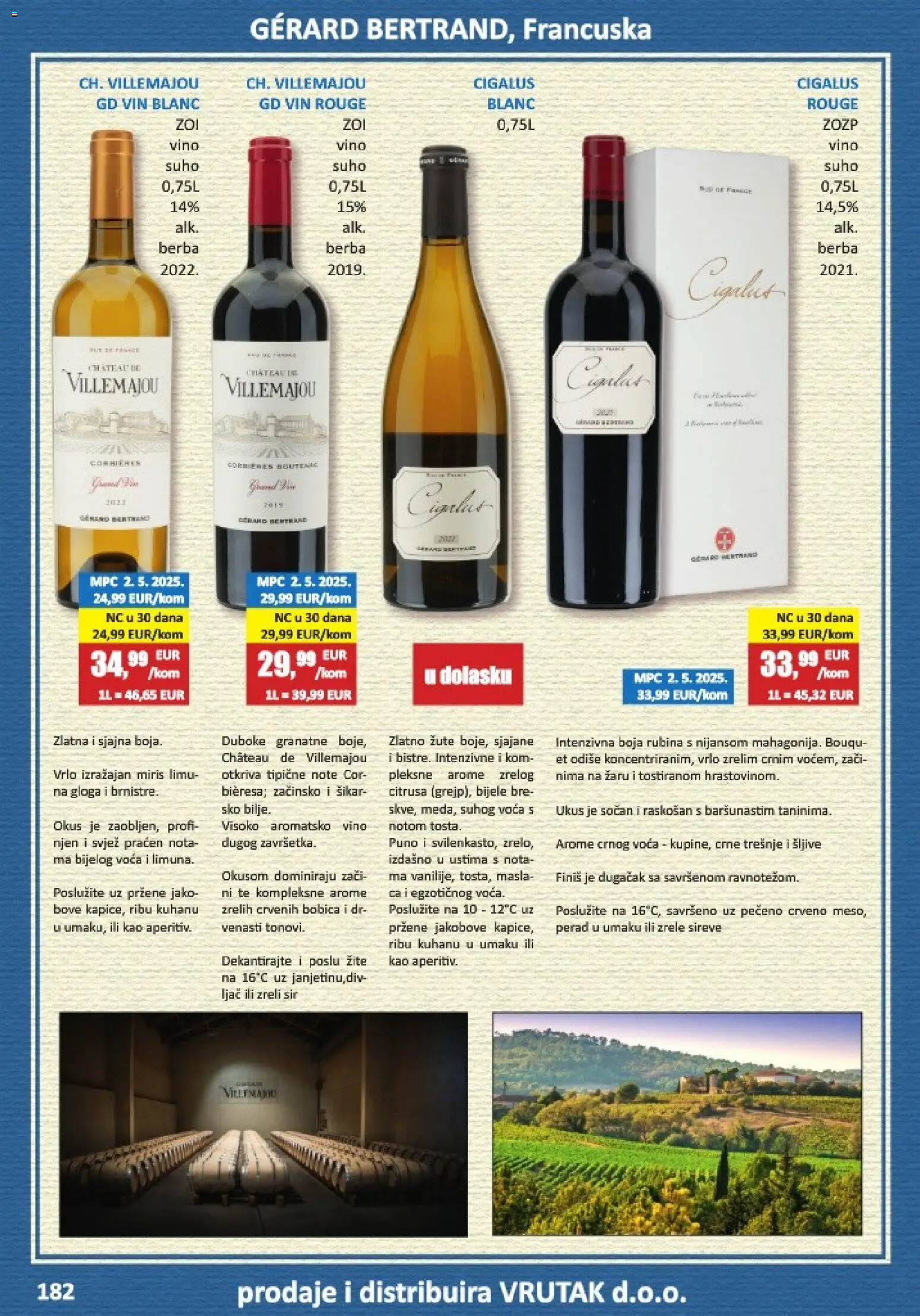 Vrutak katalog | vrijedi od 01.11.2025 | Stranica: 182 | Proizvodi: Miris, Sir, Vino, Perad