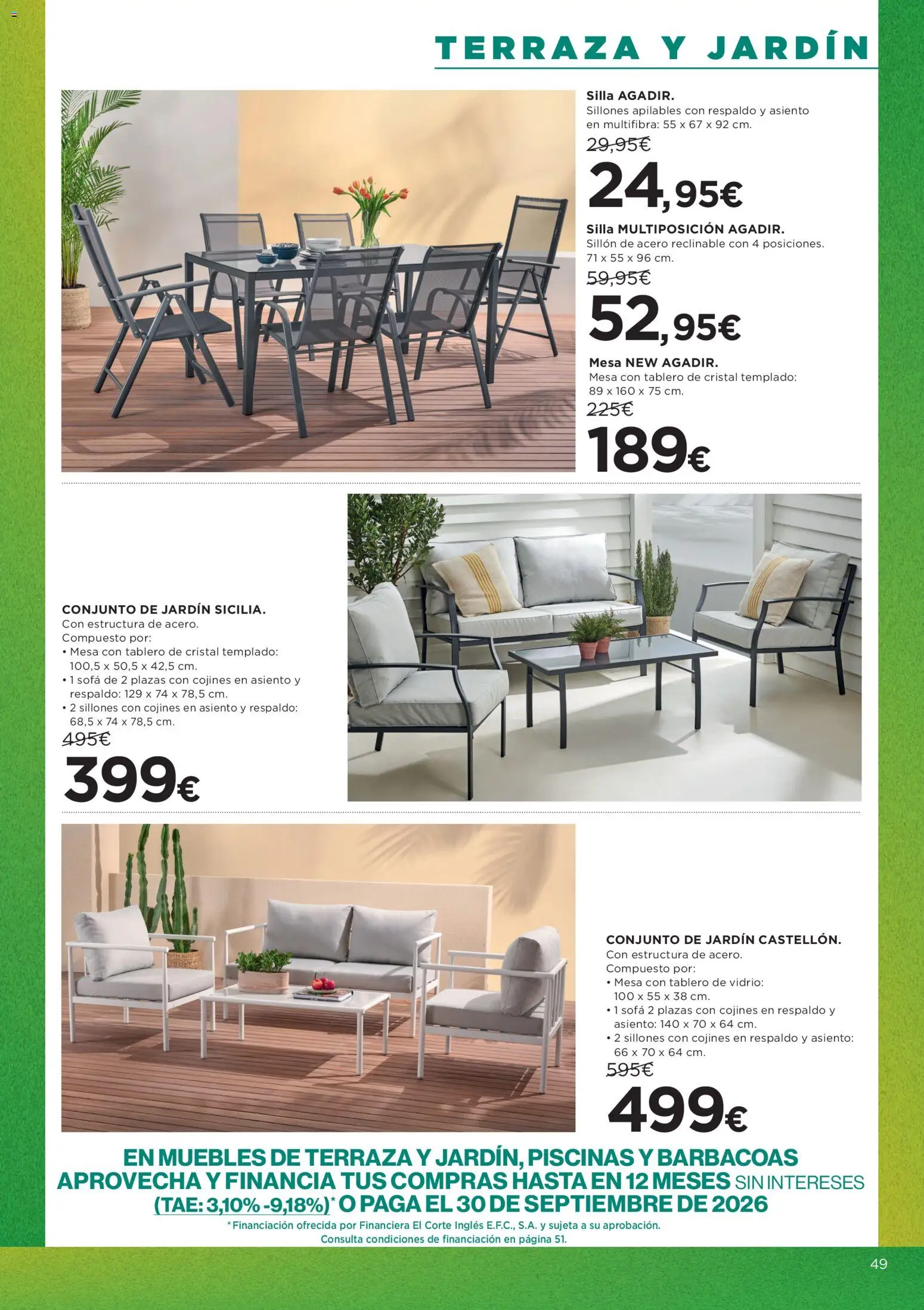 Hipercor catálogo │ válido desde el 06.05.2026 | Página: 49 | Productos: Muebles, Sillón, Mesa, Silla