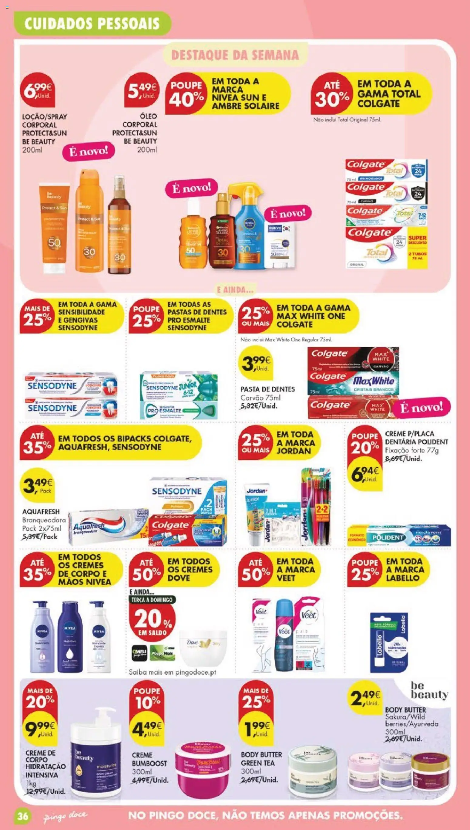 Pingo Doce folheto │ válido de 05.05.2026 | Página: 40 | Produtos: Creme de corpo, Pasta de dentes, Óleo, Creme