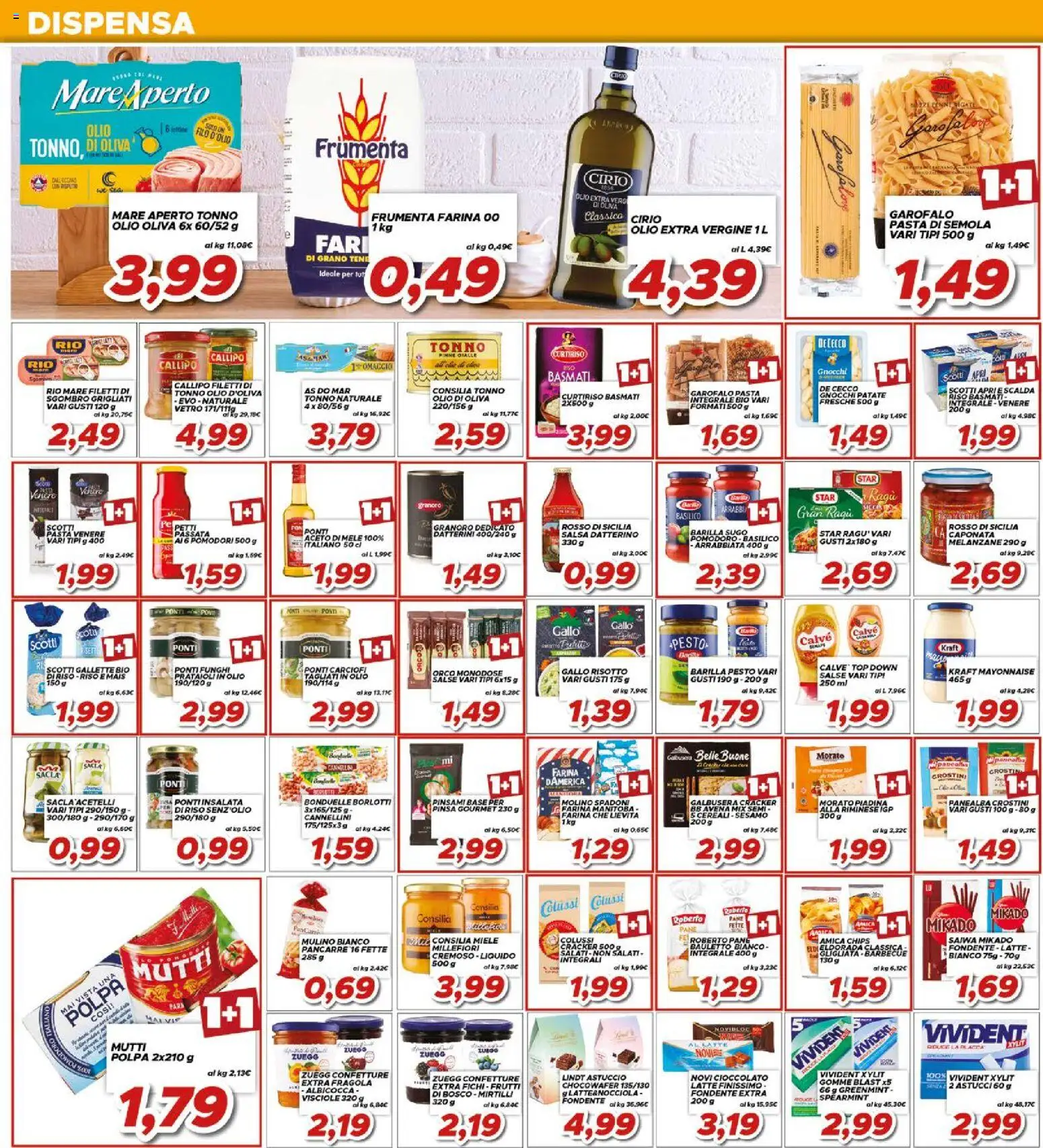 Volantino Ma Supermercati del 29.04.2026 | Pagina: 12 | Prodotti: Mele, Insalata, Latte, Mutti