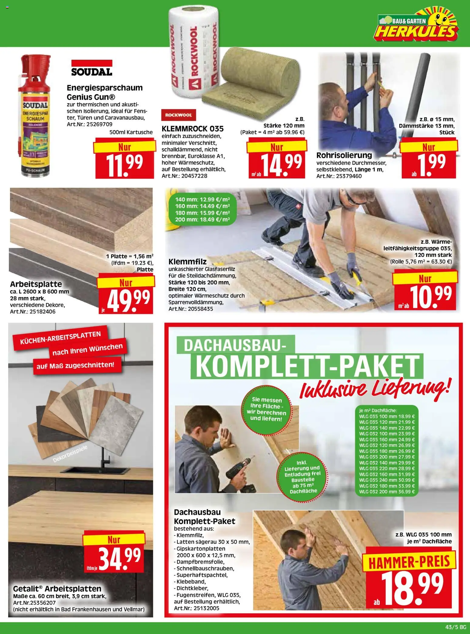 HERKULES Bau & Garten – gültig ab 19.10.2026 | Seite: 5 | Produkte: Bad