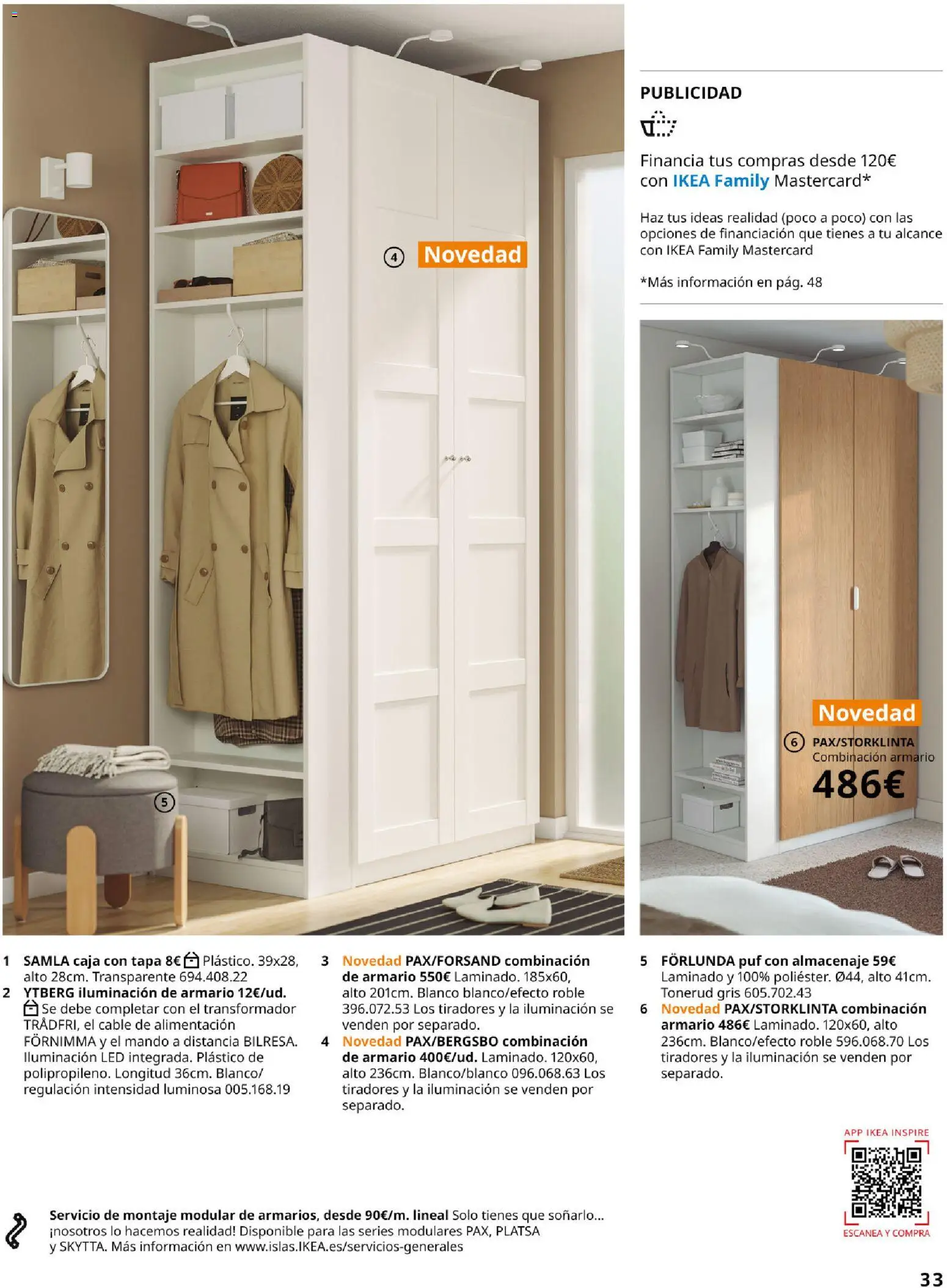 Catálogo IKEA Dormitorios │ válido desde el 01/02/2026 | Página: 33 | Productos: Cable, Galette de chaise, Almacenaje, Caja
