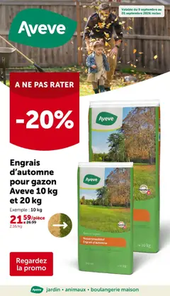 Aveve publicité - Voorbeeld van een folder van Aveve, geldig van 09/09/2026