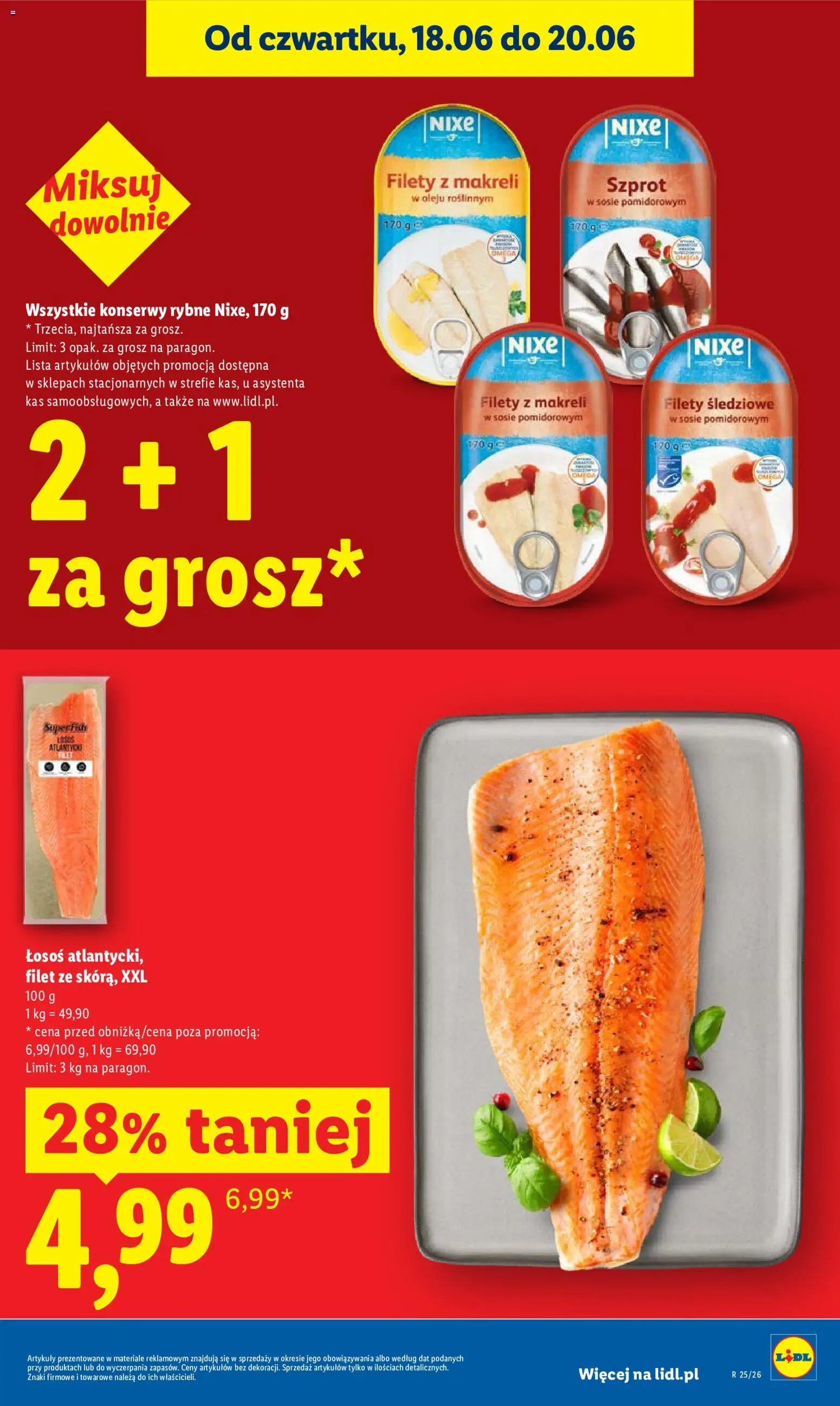 Lidl Polsko leták od 18.06.2026 | Strana: 9 | Produkty: Losos, Filet