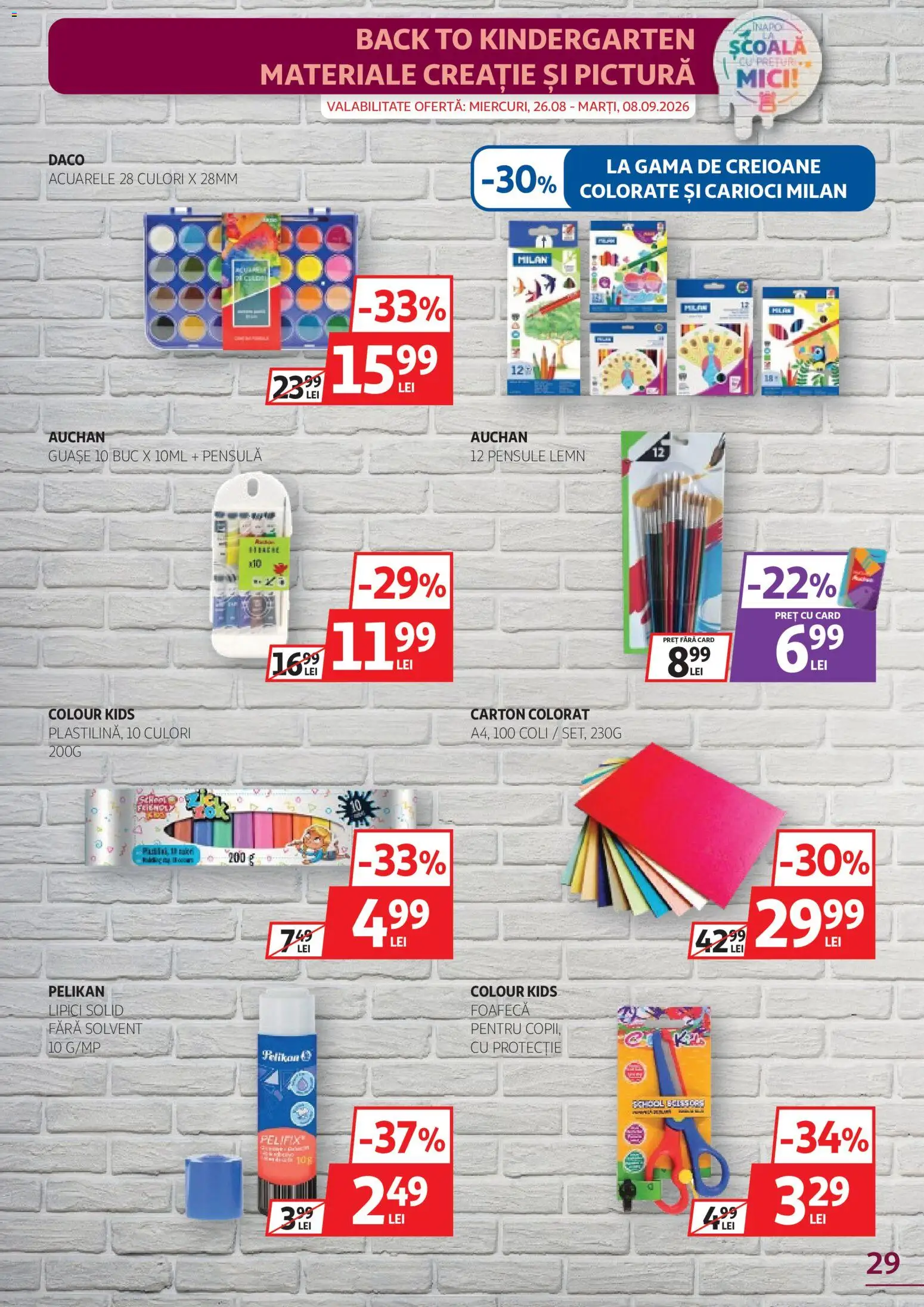 Noul catalog Auchan – valabil de la 26.08.2026 | Pagină: 29 | Produse: Solid, Mici