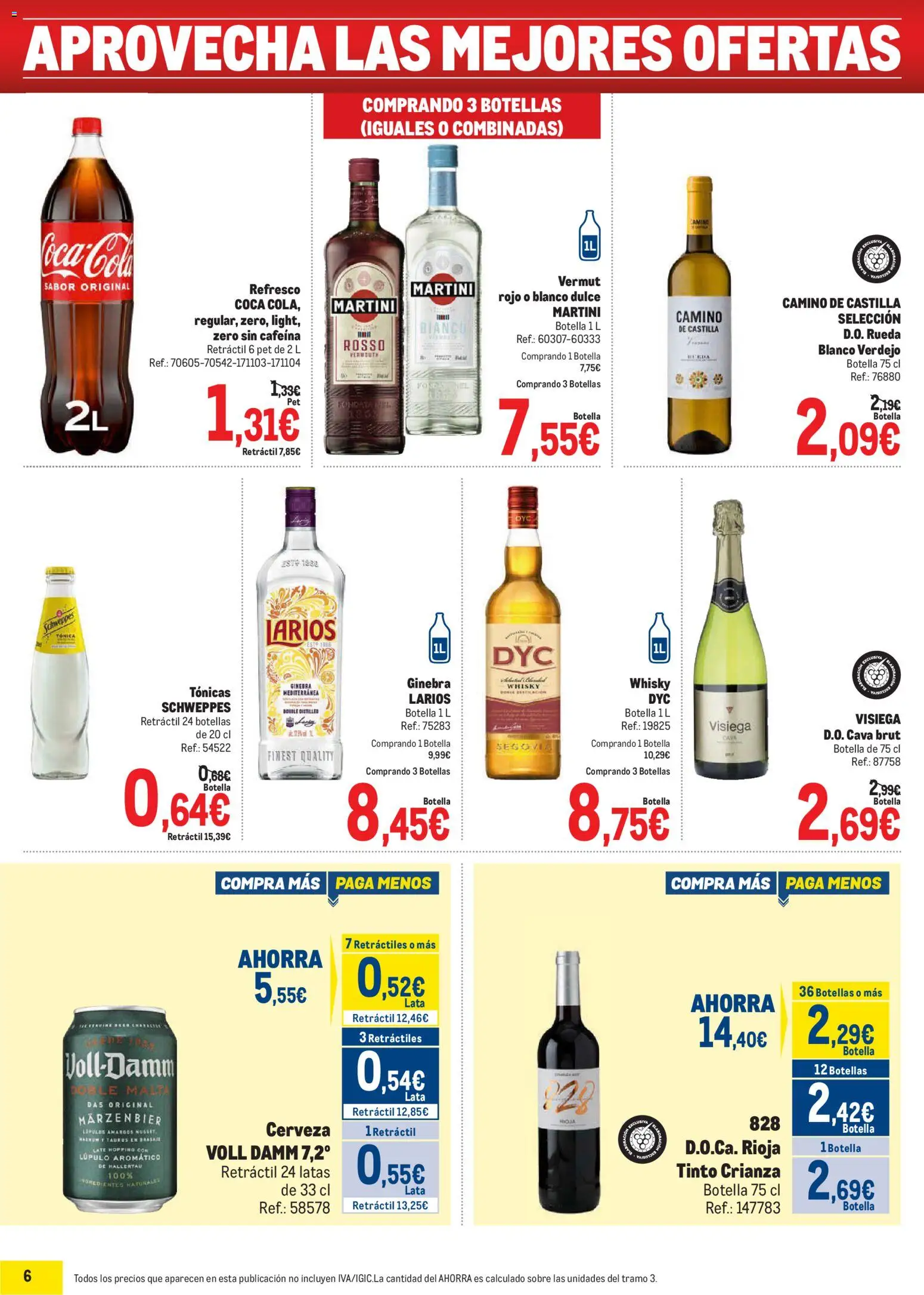 Makro Precios Norte II │ válido desde el 04.05.2026 | Página: 6 | Productos: Cerveza, Ginebra, Whisky