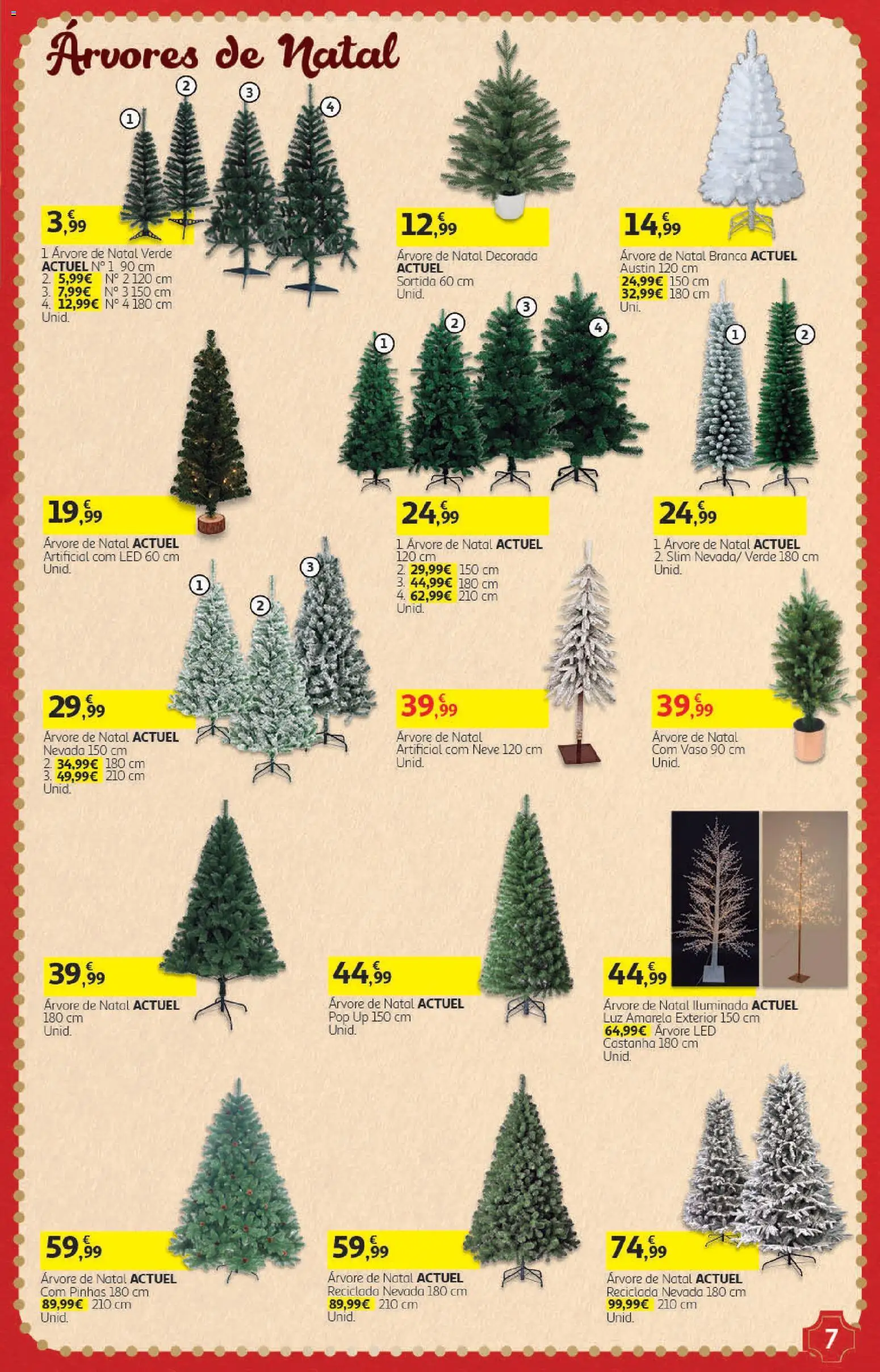 Auchan Presentes │ válido de 01/11/2026 | Página: 7 | Produtos: Árvore de natal, Vaso