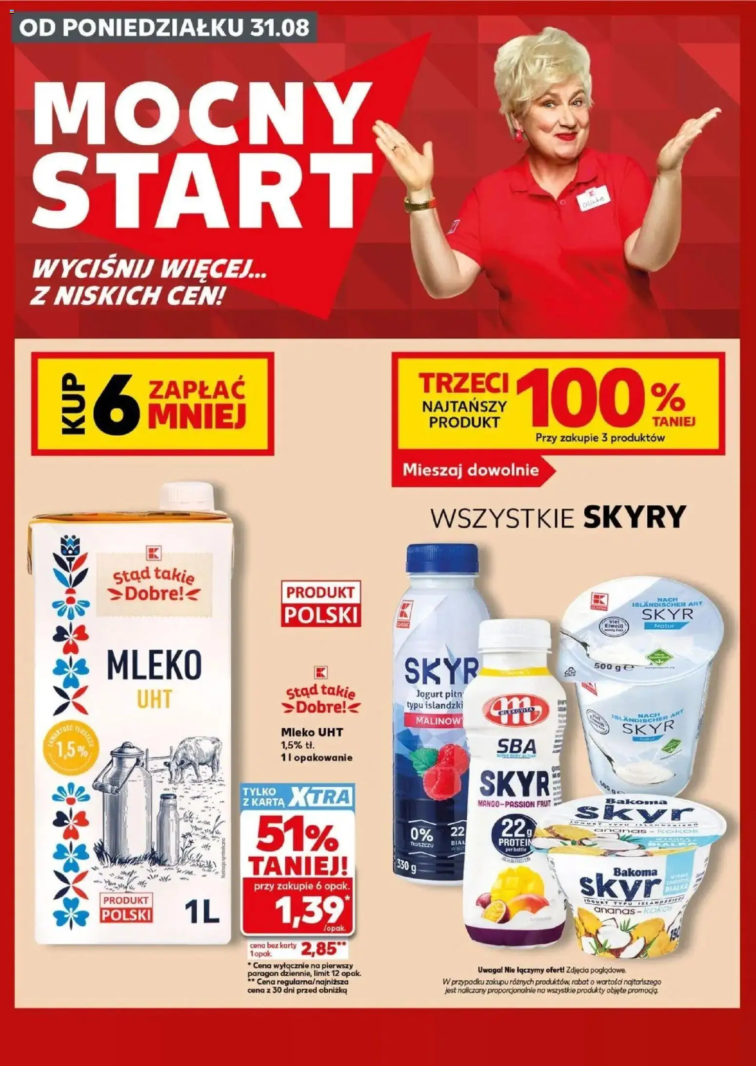 Kaufland gazetka - Mocny start od 31.08.2026 - od jutra PDF | Strona: 6 | Produkty: Karta, Jogurt typu islandzkiego, Jogurt, Kokos
