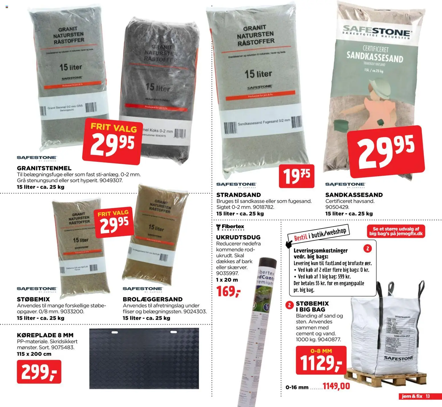 Jem & fix tilbudsavis – gyldig fra 02/08/2026 | Side: 13 | Produkter: Mel, Søm