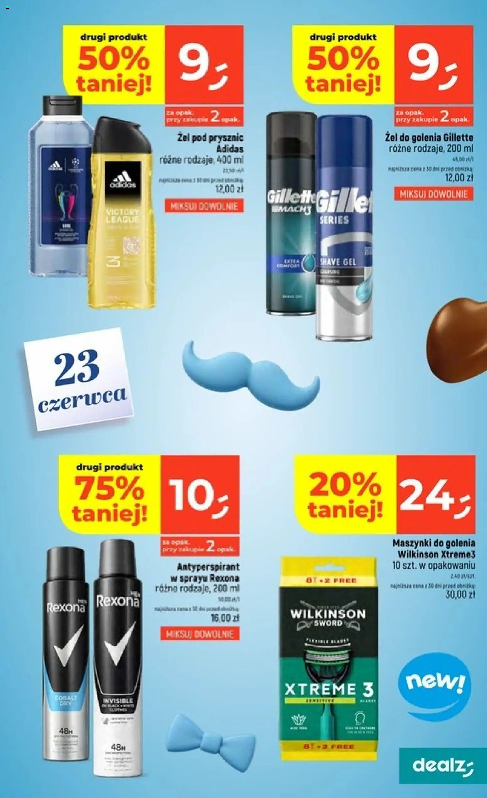 Dealz gazetka od 11.06.2026 | Strona: 33 | Produkty: Gillette, Prysznic, Żel pod prysznic, Antyperspirant
