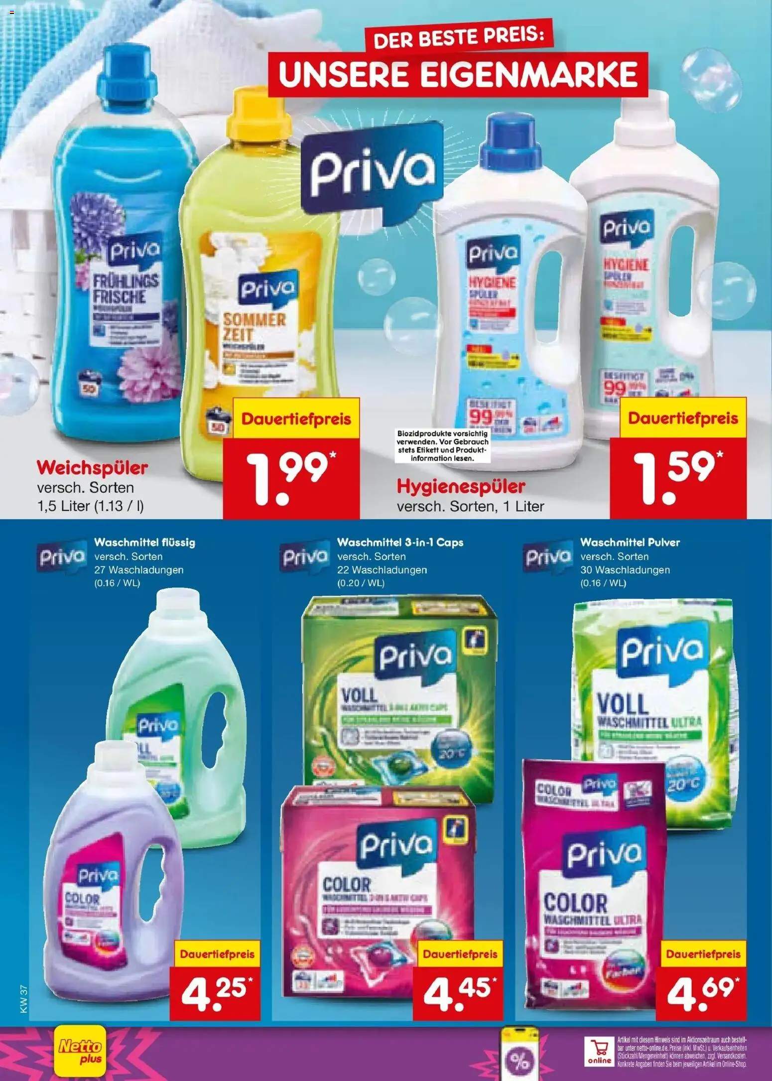 Netto Marken-Discount Prospekt Naumburg – gültig ab 07.09.2026 | Seite: 40 | Produkte: Weichspüler, Waschmittel