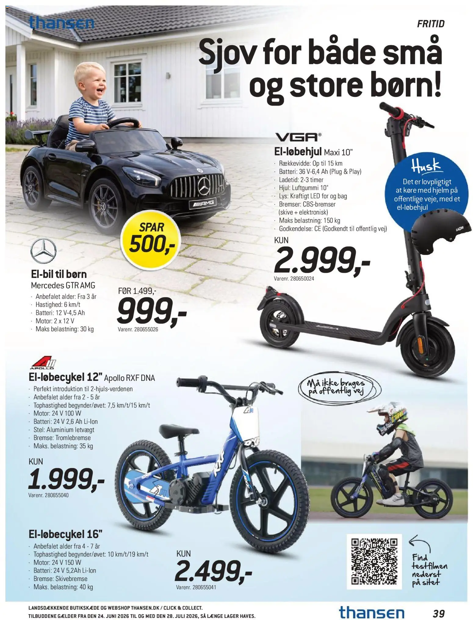 Thansen tilbudsavis – gyldig fra 24/06/2026 | Side: 39 | Produkter: Batteri