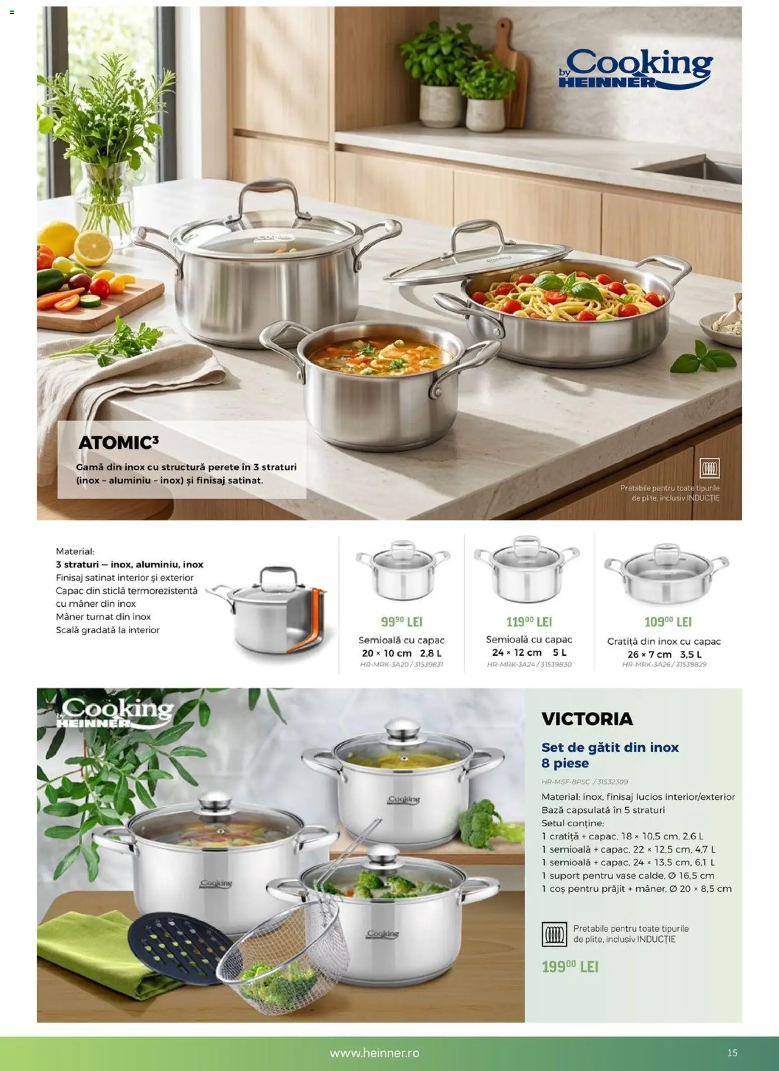 Noul catalog Carrefour – valabil de la 12.08.2026 | Pagină: 15 | Produse: Finisaj, Cratiță, Vase, Suport