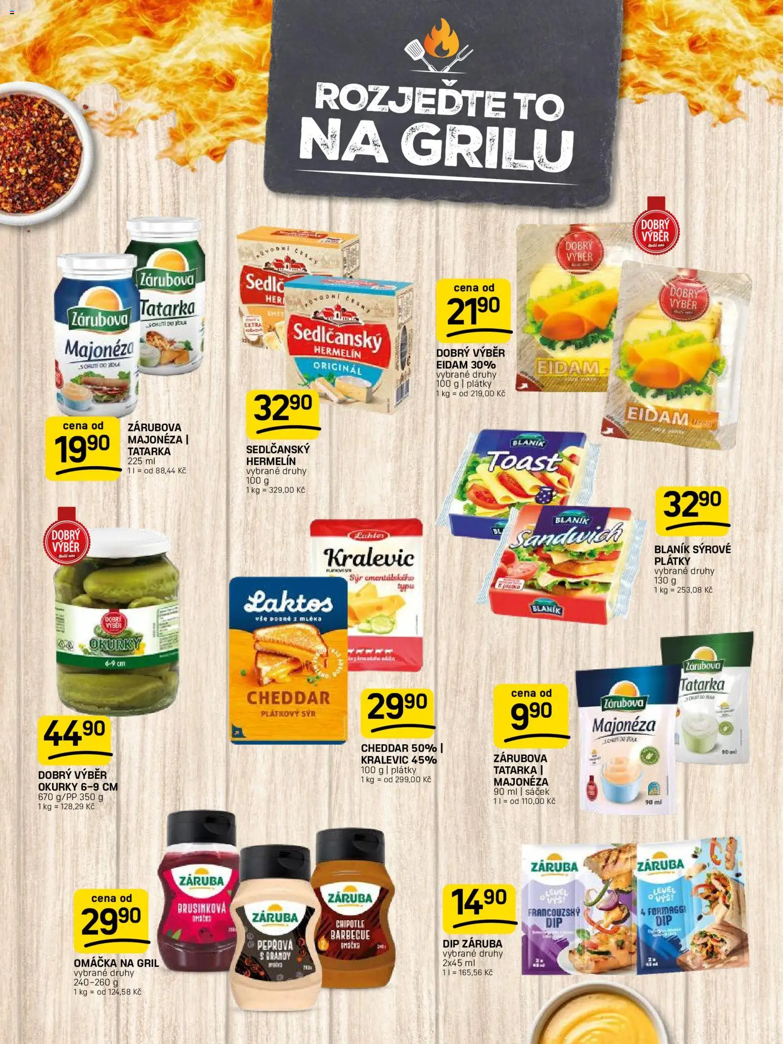 Flop leták od 08.07.2026 | Strana: 4 | Produkty: Tatarka, Okurky, Cheddar, Sáček