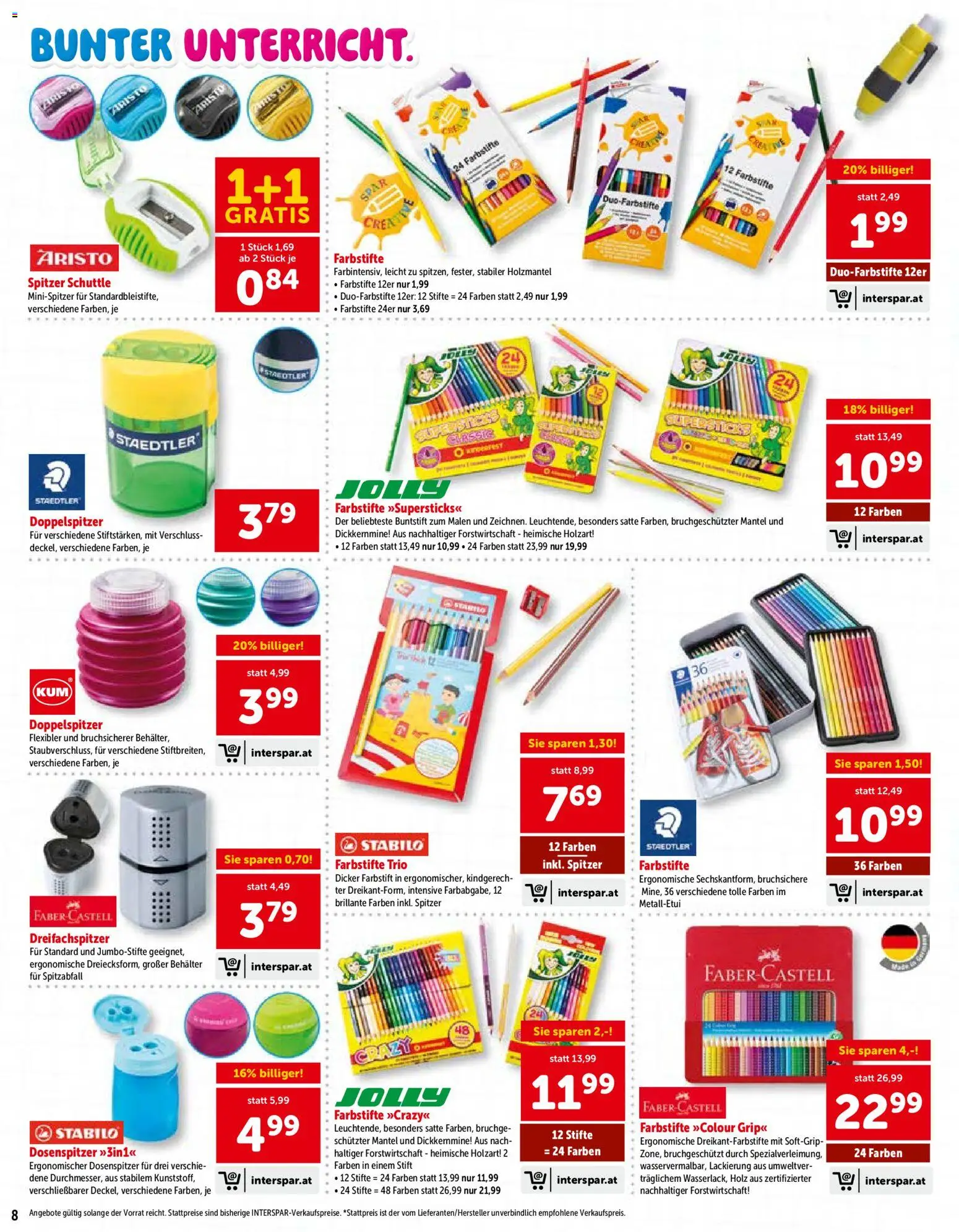 Interspar Flugblatt - Schule gültig ab 25.07.2026 | Seite: 8