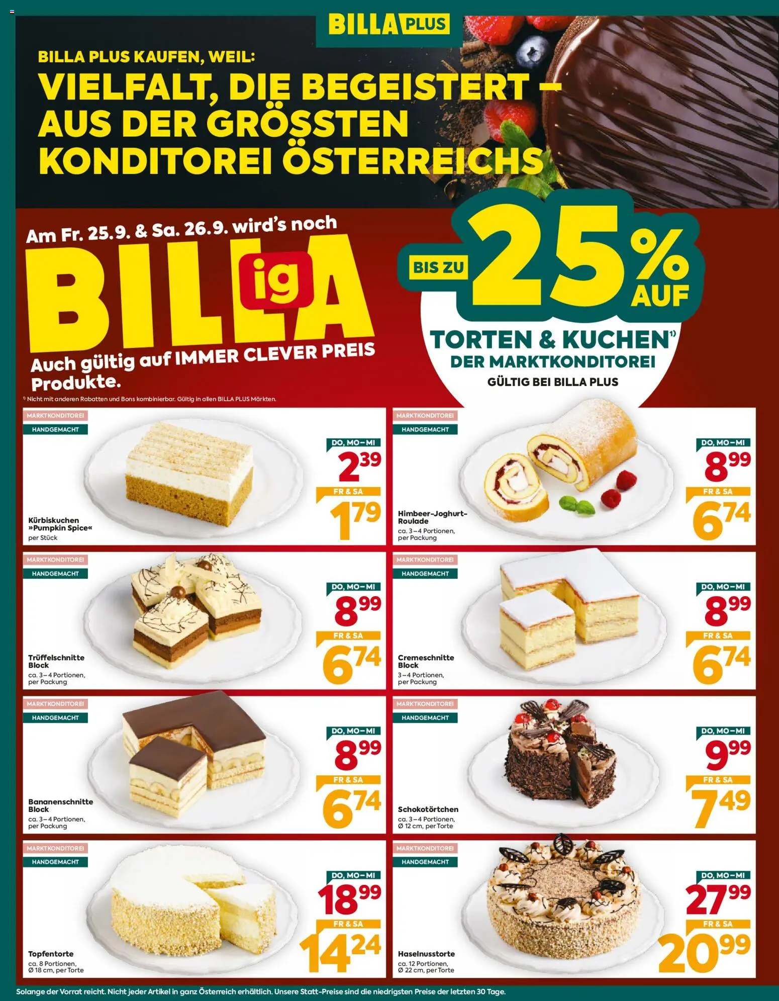 Billa Plus Flugblatt gültig ab 24.09.2026 | Seite: 6