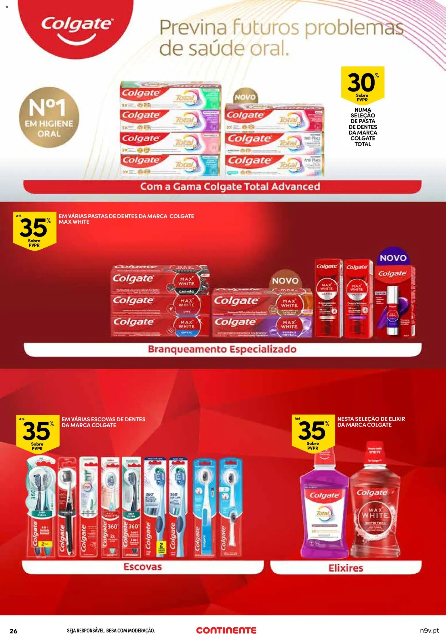 Continente Açores  │ válido de 14.05.2026 | Página: 26 | Produtos: Pasta de dentes