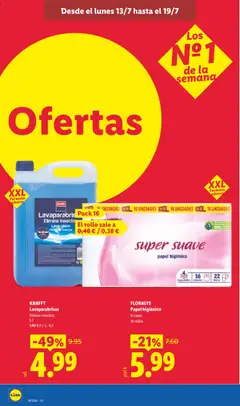 Vista previa Lidl folleto válido desde el 13/07/2026 | Página: 24 | Productos: Papel higienico
