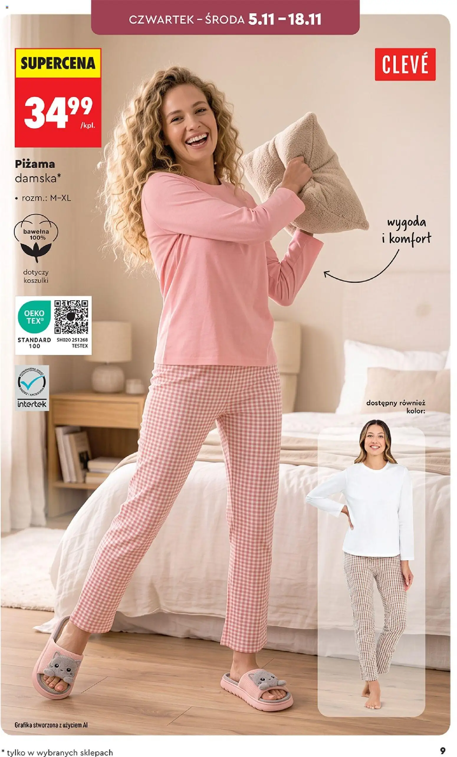Biedronka Black Friday od 31.10.2026 | Strona: 9 | Produkty: Piżama, Damska piżama