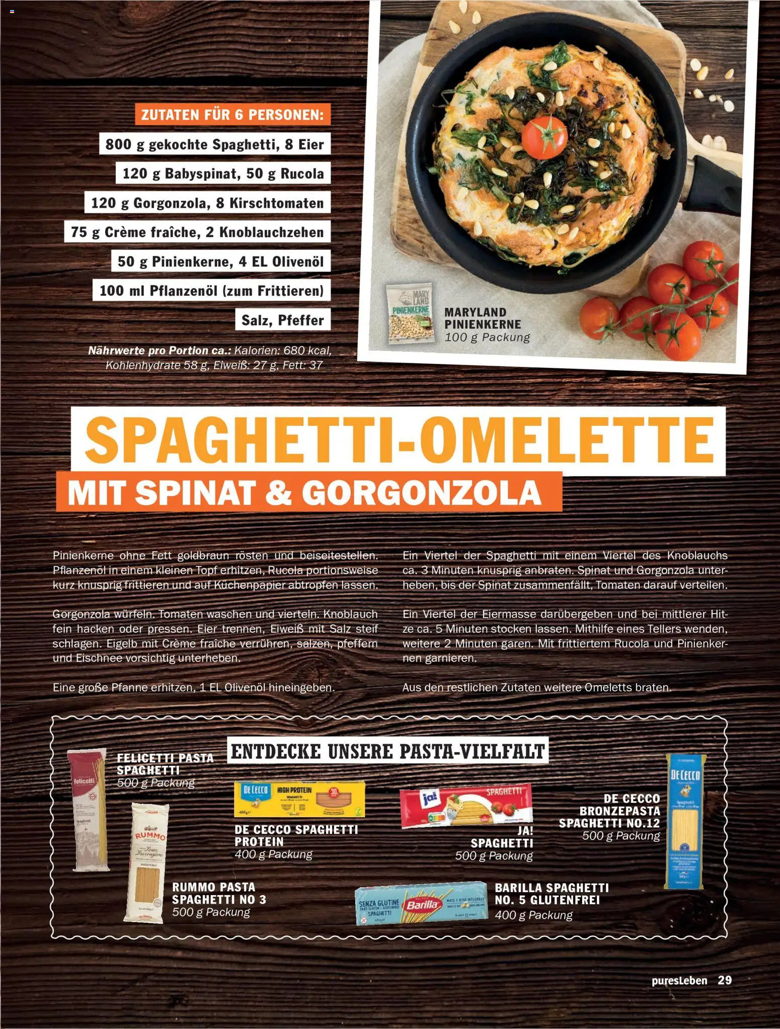 HIT pures Leben 03/2026 – gültig ab 01.07.2026 | Seite: 29 | Produkte: Olivenol, Creme, Pfeffer, Pasta
