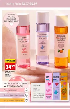 Náhled letáku Biedronka Polsko leták - K Beauty oferta od 23.07.2026 | Strana: 6 | Produkty: Toner, Kolagen