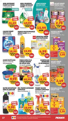 Ofertele PENNY valabile de la 21.10.2026 | Pagină: 17 | Produse: Clean, Calgon, Vase, Balsam