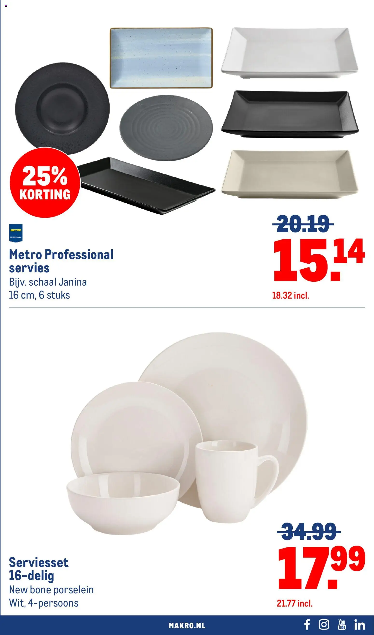 {H1} | Pagina: 15 | Producten: Serviesset, Servies, Schaal