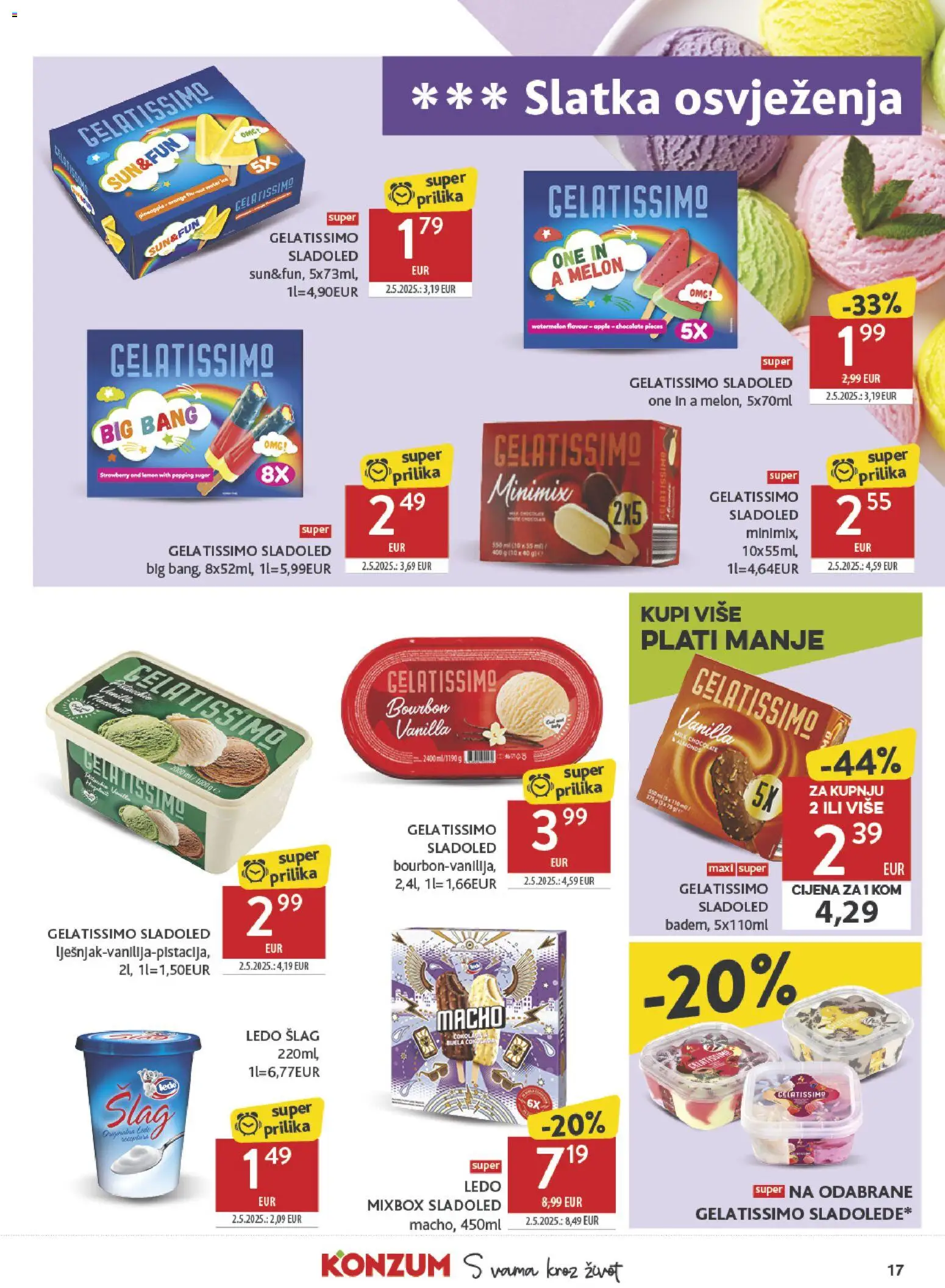 Konzum HR akciós ujság - amely érvényes a következő dátumtól: 24.06.2026 | Oldal: 17