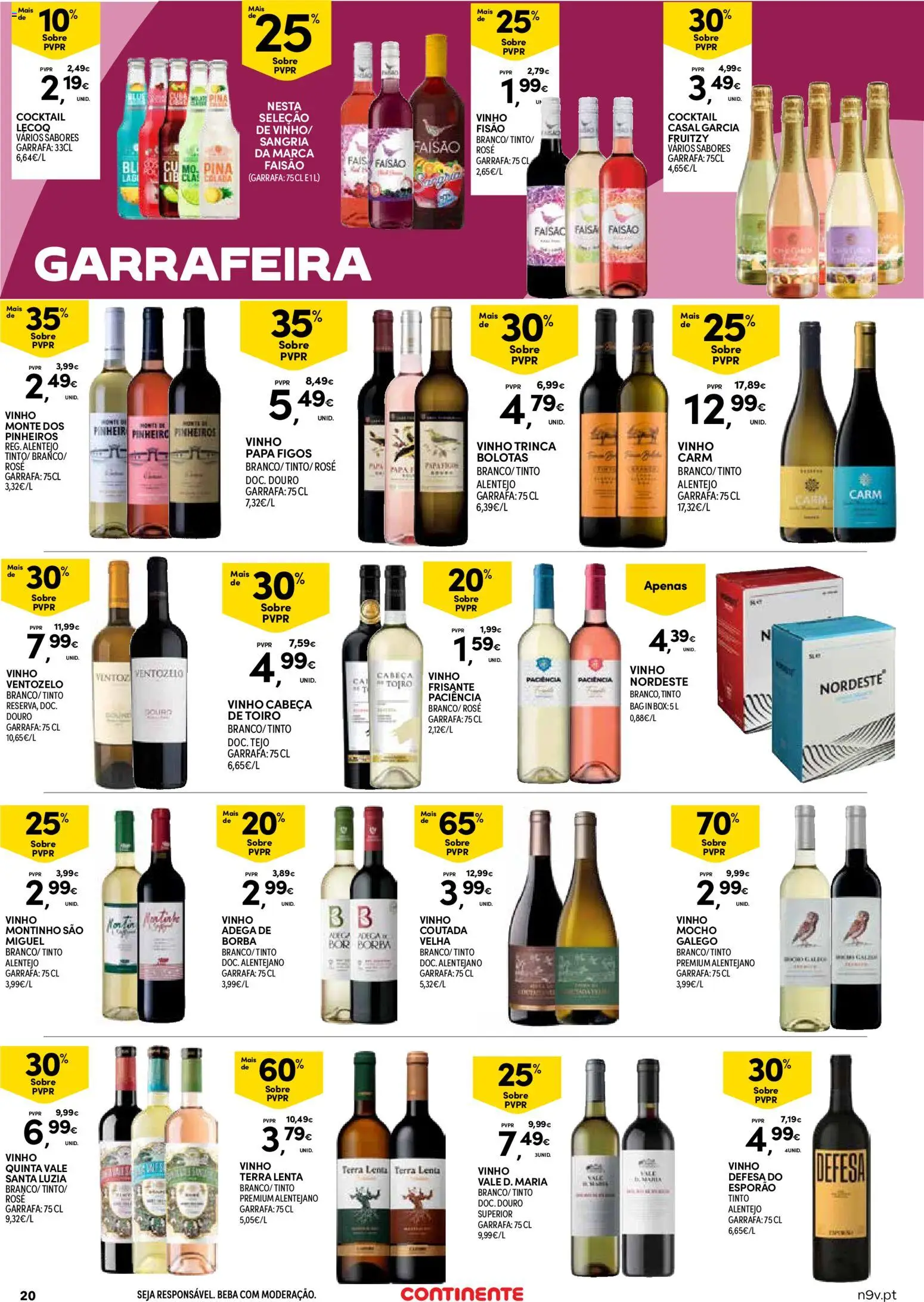 Continente Açores  │ válido de 14.05.2026 | Página: 20 | Produtos: Vinho