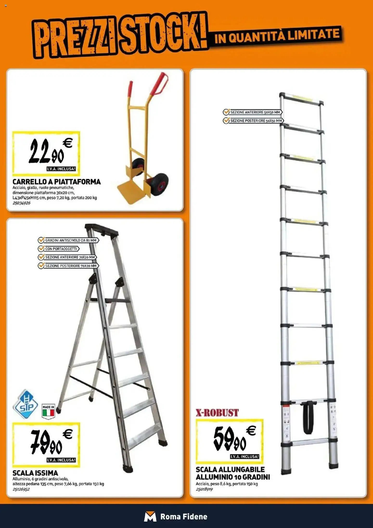Volantino TECNOMAT del 30/07/2026 | Pagina: 15 | Prodotti: Carrello, Scala, Alluminio