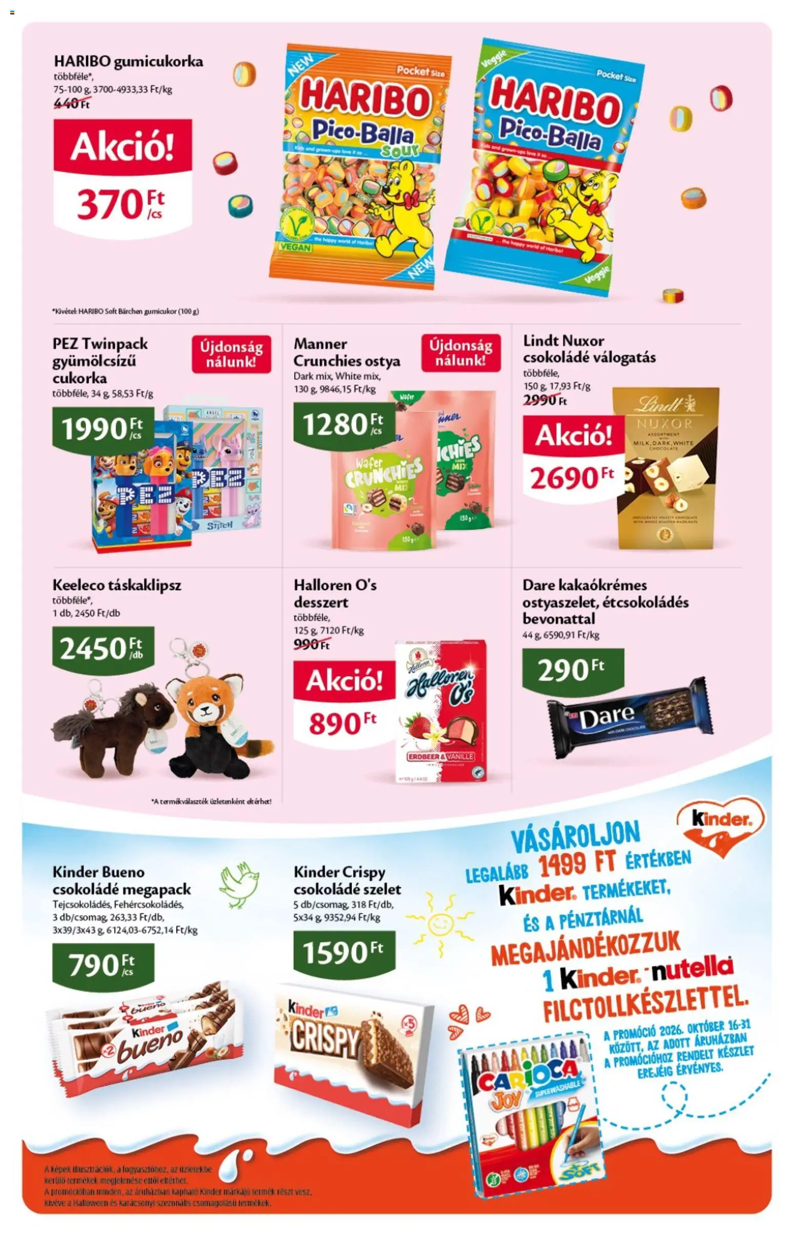 Ecofamily akciós ujság - amely érvényes a következő dátumtól: 2026.10.15. | Oldal: 3 | Termékek: Ostya, Nutella, Csokoládé, Vegán