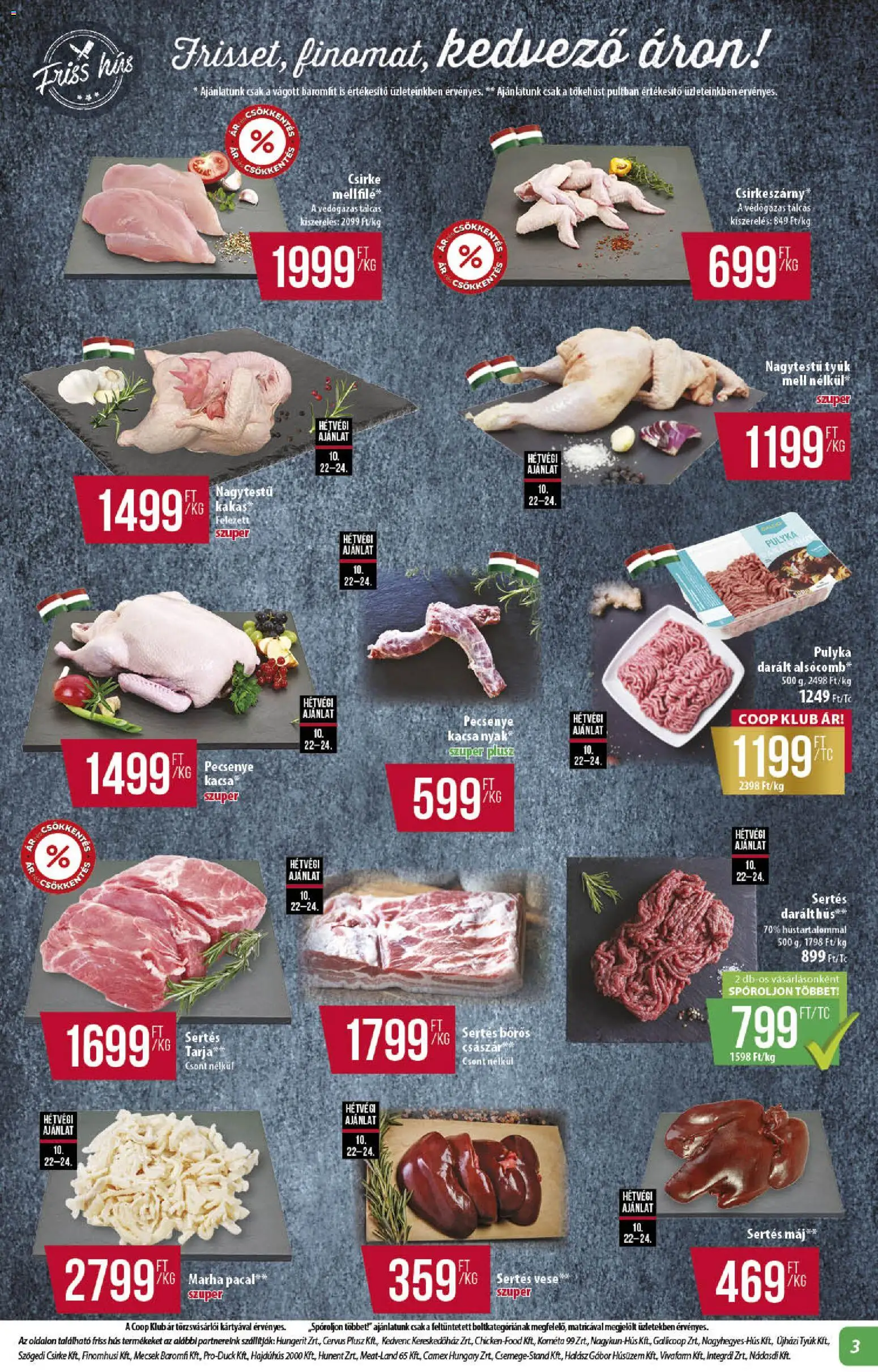 COOP akciós ujság - amely érvényes a következő dátumtól: 2026.10.22. | Oldal: 3