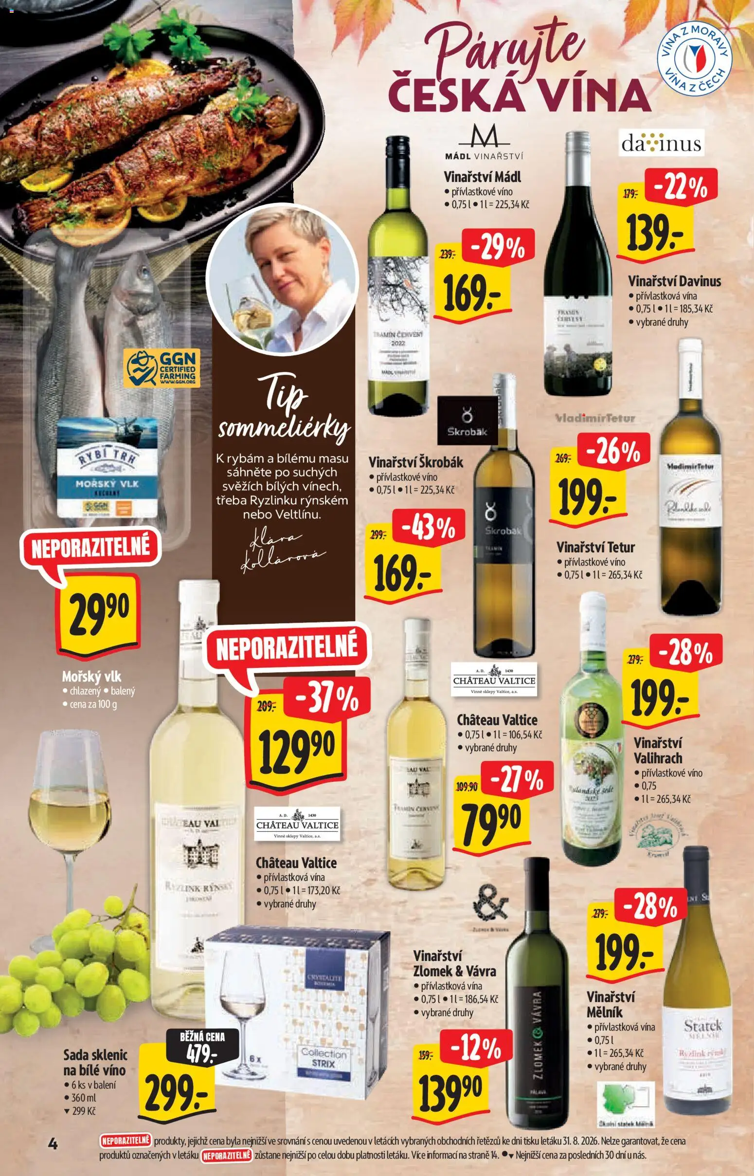 Albert katalog - Hypermarket - Víno od 09.09.2026 | Strana: 4 | Produkty: Bílé víno, Vál, Víno