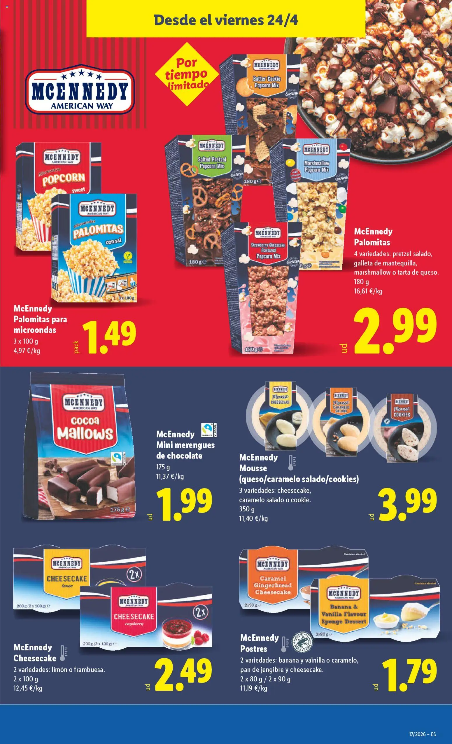 Lidl folleto │ válido desde el 20.04.2026 | Página: 33 | Productos: Mousse, Pan, Καλόγερος, Συσκευή ροής