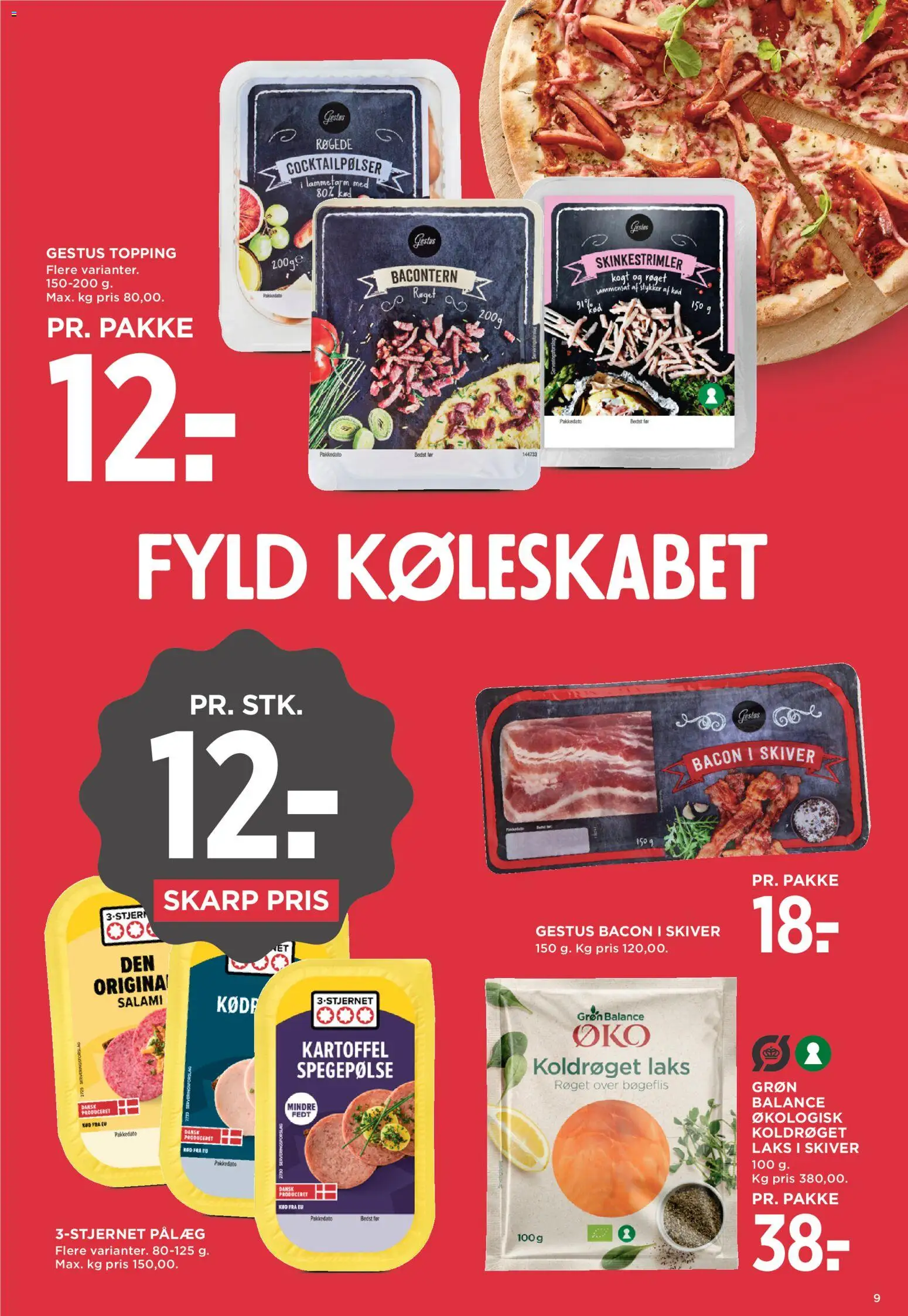 Meny tilbudsavis – gyldig fra 21/08/2026 | Side: 11 | Produkter: Salami, Cocktailpølser, Spegepølse, Laks