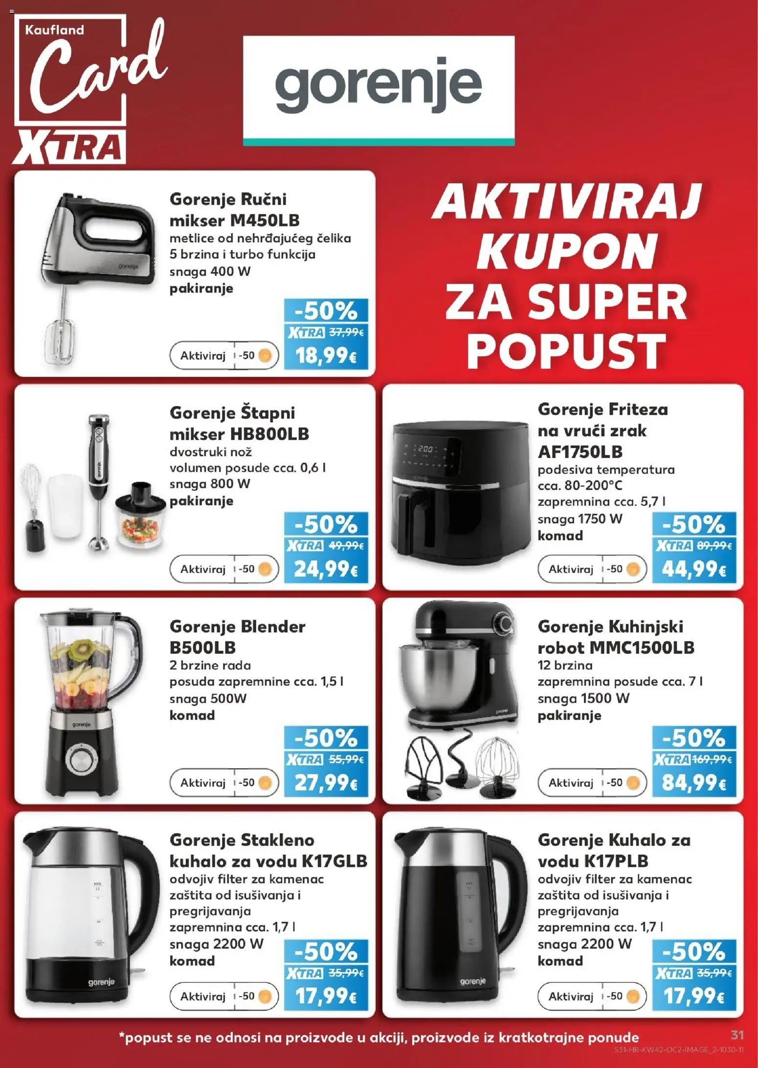 Kaufland katalog | vrijedi od 14.10.2026 | Stranica: 31 | Proizvodi: Kuhalo za vodu, Friteza, Posuđe, Friteza na vrući zrak