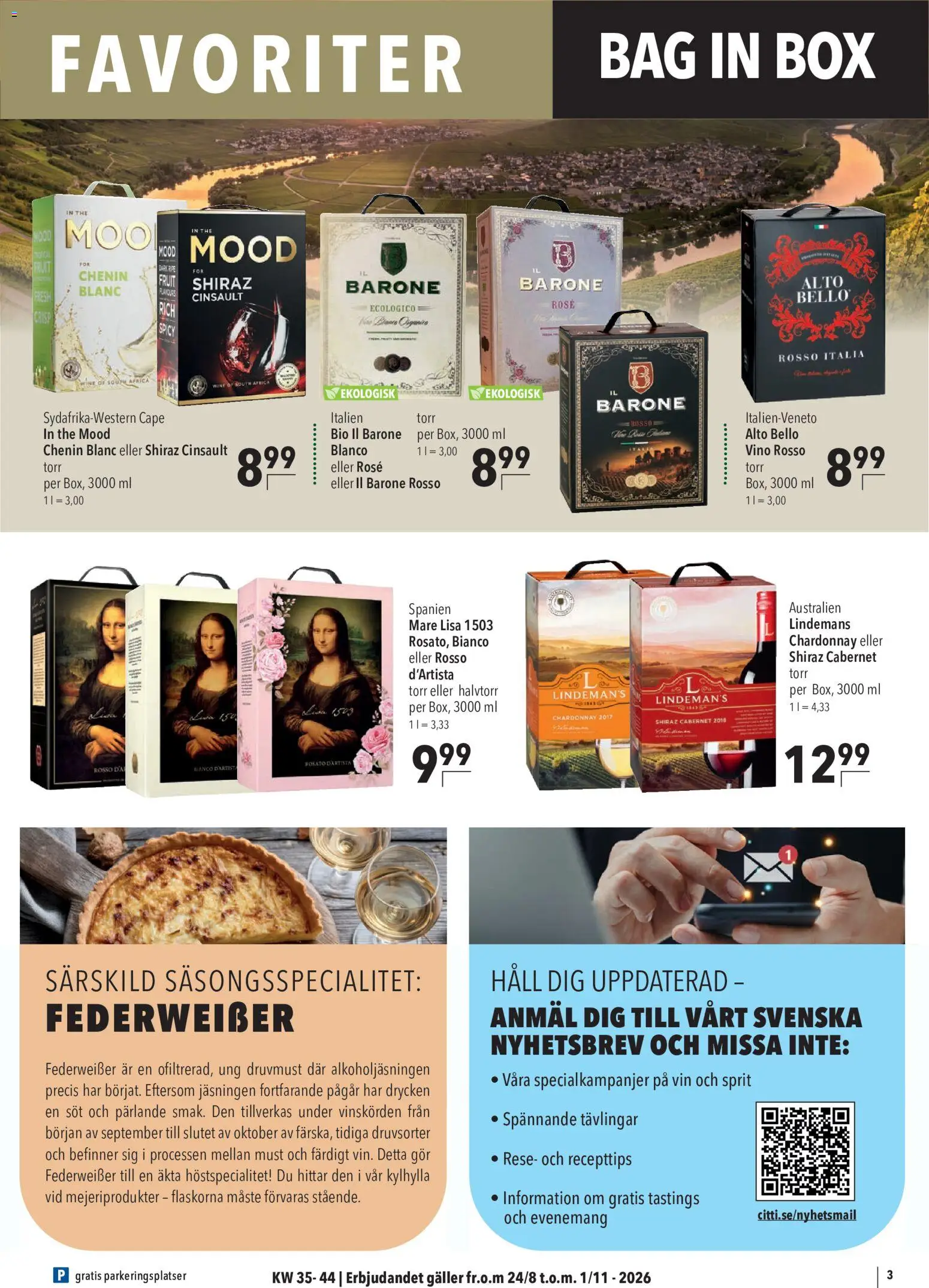 CITTI Markt Schweden-Werbung – gültig ab 24.08.2026 | Seite: 3 | Produkte: Box