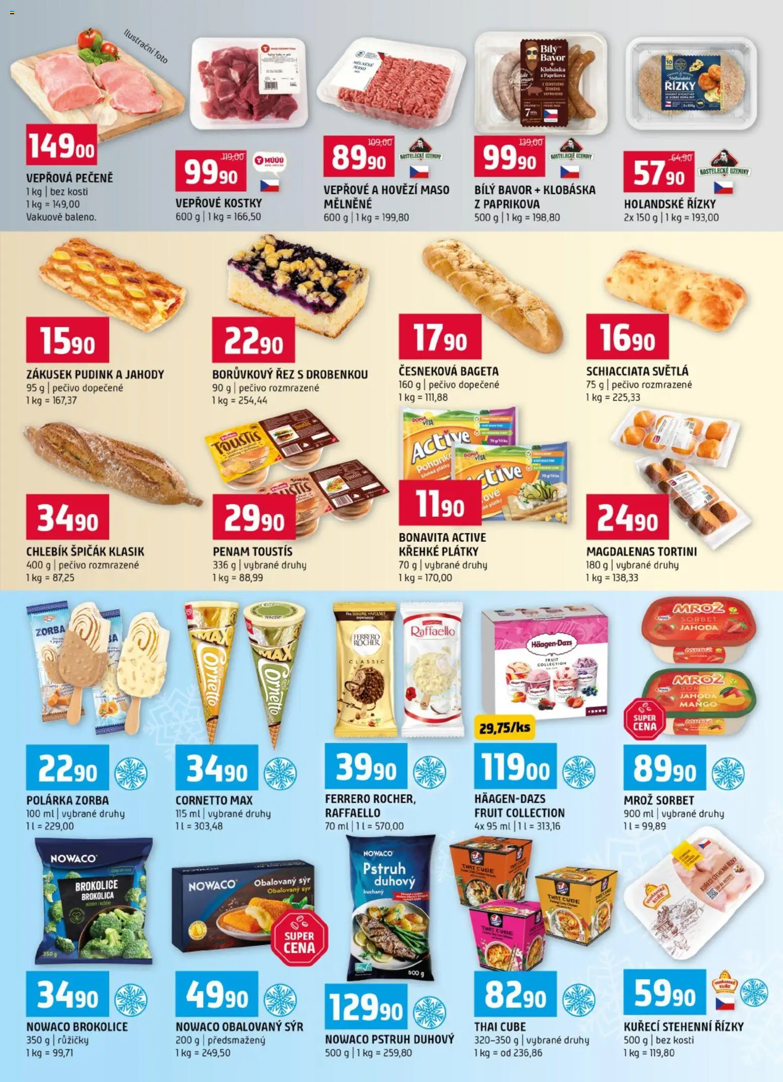 Terno leták od 22.07.2026 | Strana: 3 | Produkty: Sýr, Jahody, Uzeniny, Česneková bageta