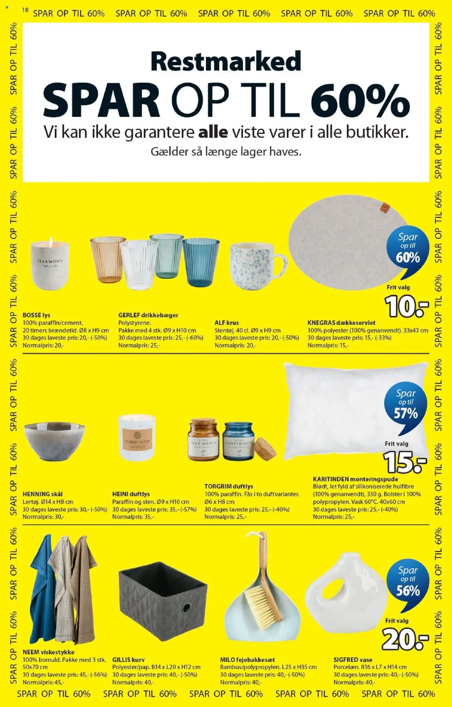 JYSK tilbudsavis – gyldig fra 29.05.2026 | Side: 18 | Produkter: Kurv, Vase