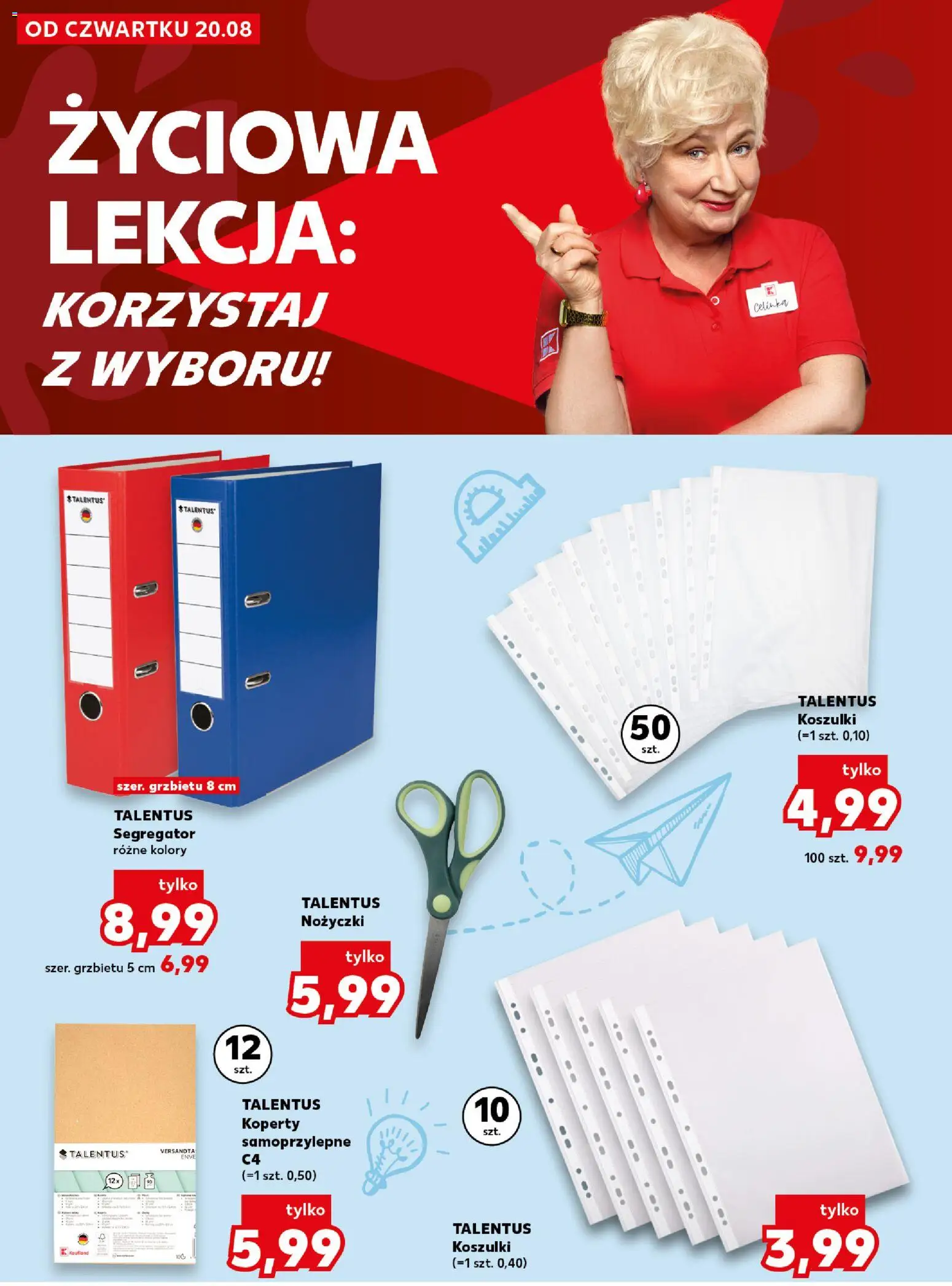 Kaufland Polsko leták - Nowy rok szkolny od 20.08.2026 | Strana: 26 | Produkty: Talentus