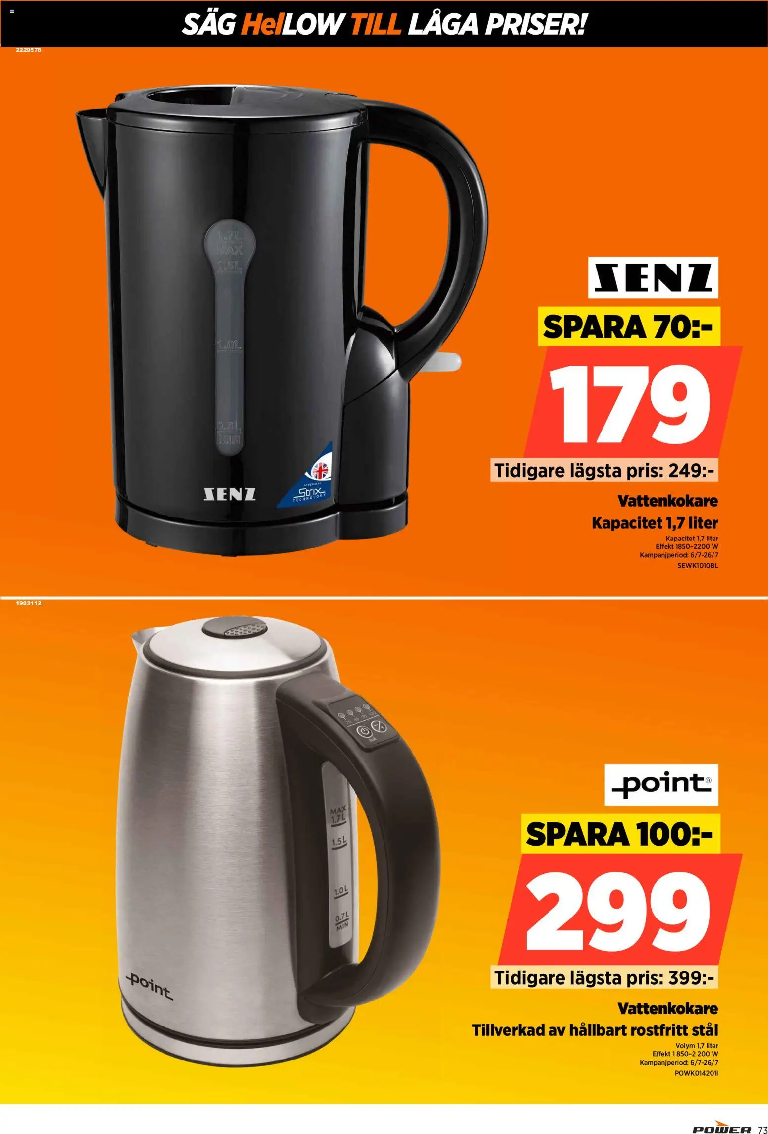 Power reklamblad aktuell från 20/07/2026 | Sida: 73