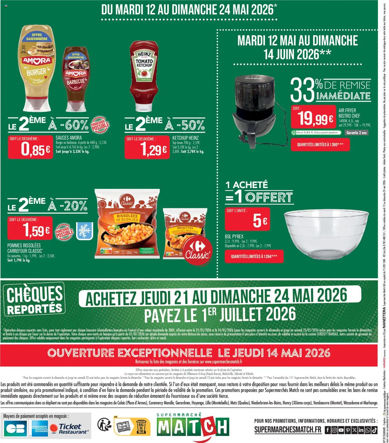 {H1} | Page: 16 | Produits: Barbecue, Noisettes, Air fryer, Ketchup